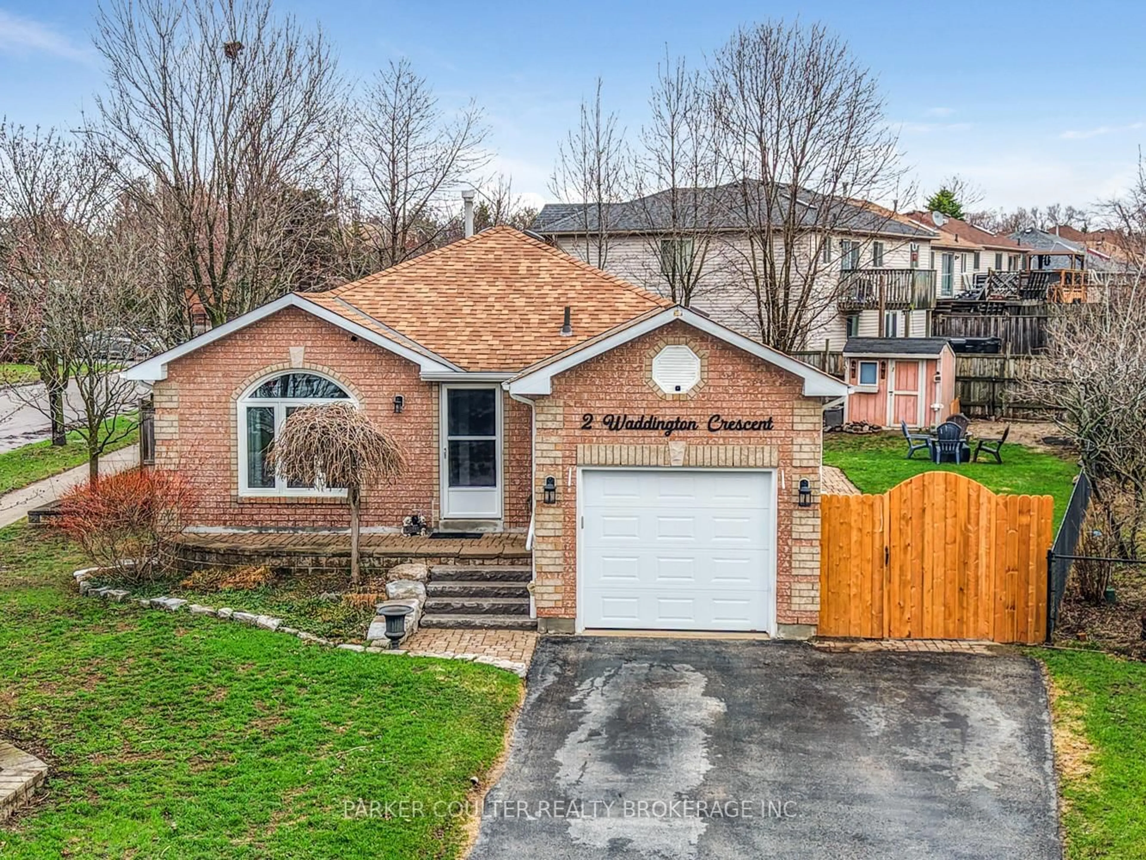 Home with brick exterior material, street for 2 Waddington Cres, Barrie Ontario L4N 8C8