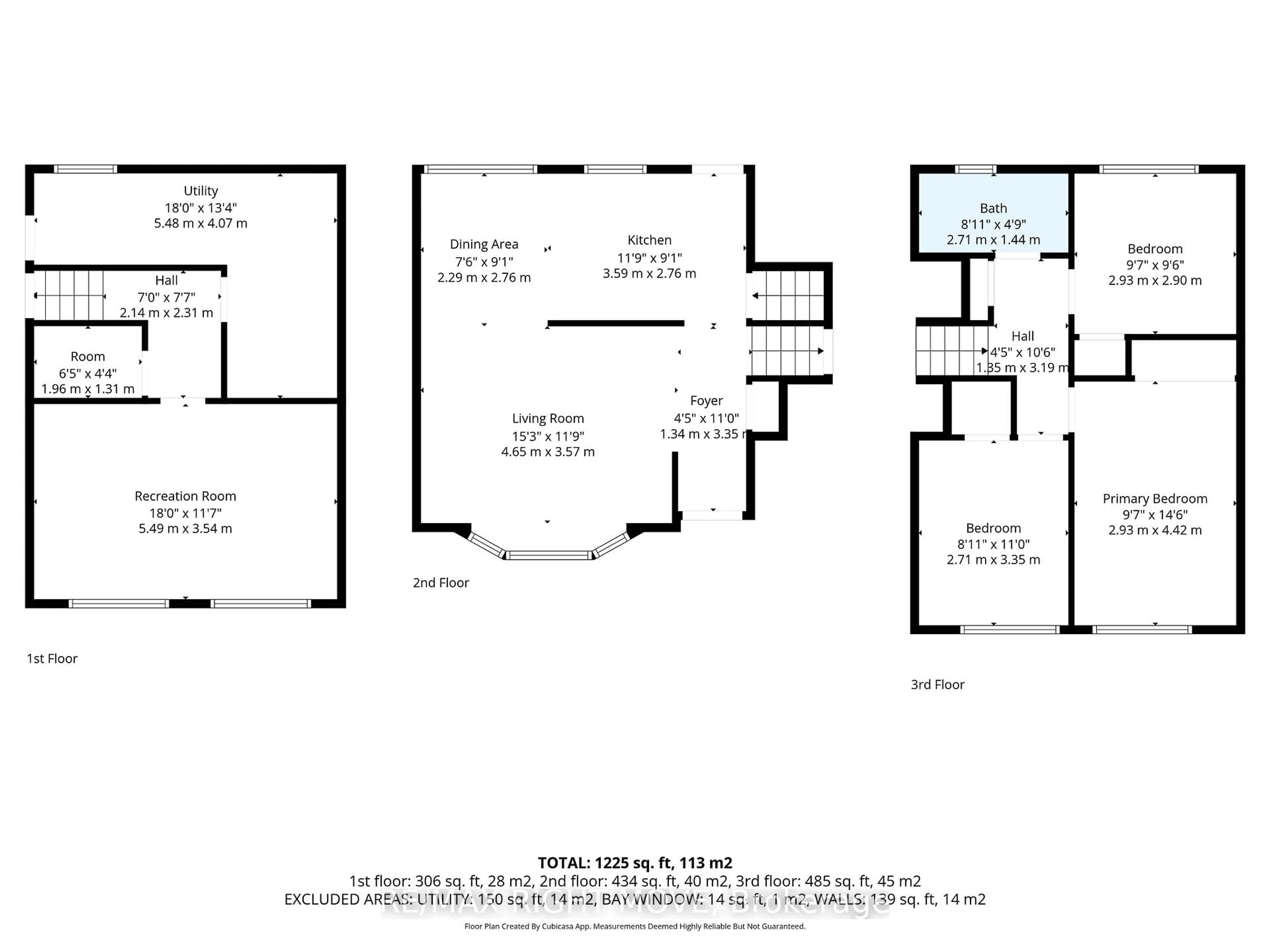 Floor plan for 323 Collins Dr, Orillia Ontario L3V 1E5