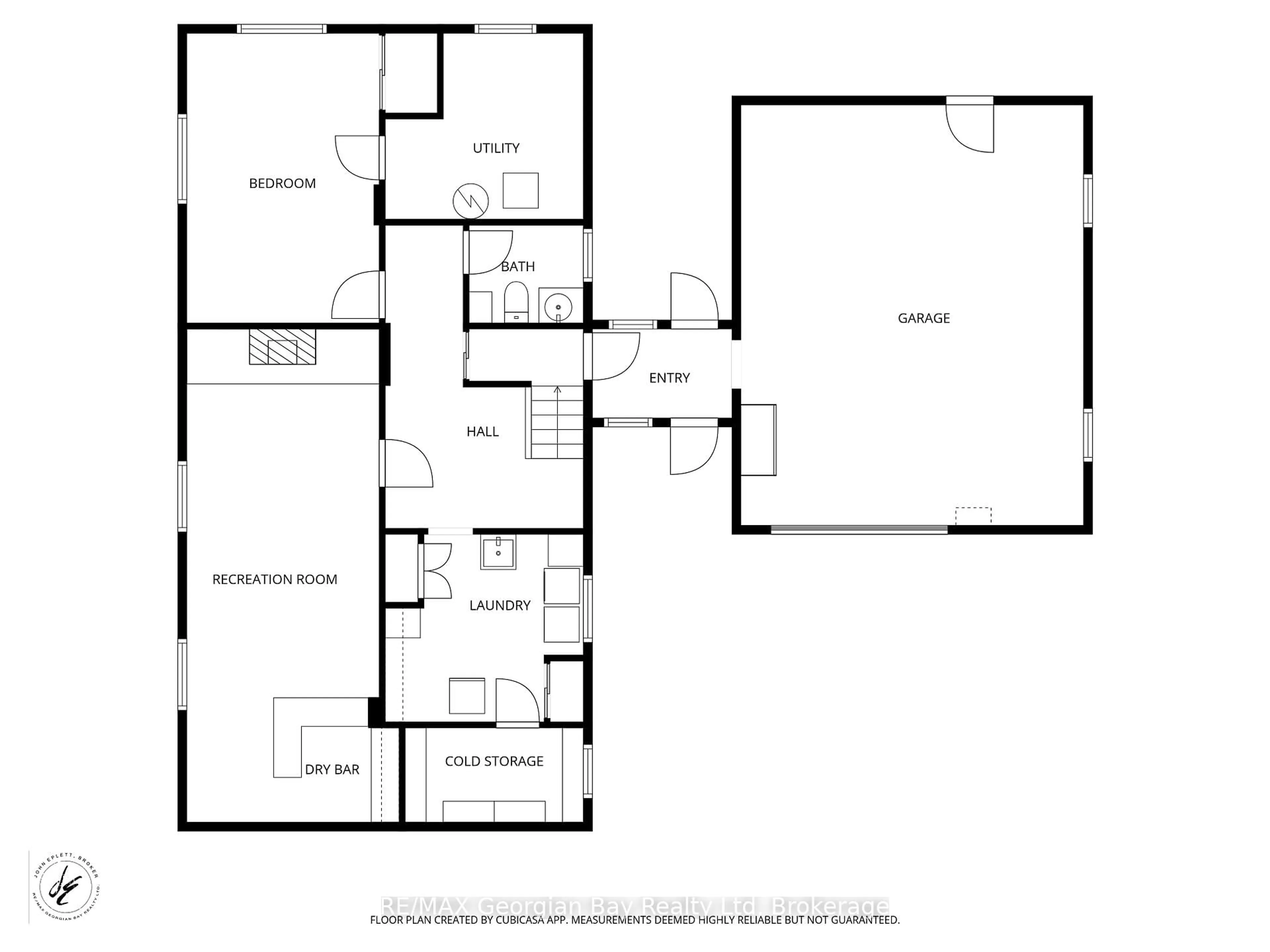 Floor plan for 287 John St, Midland Ontario L4R 2J6