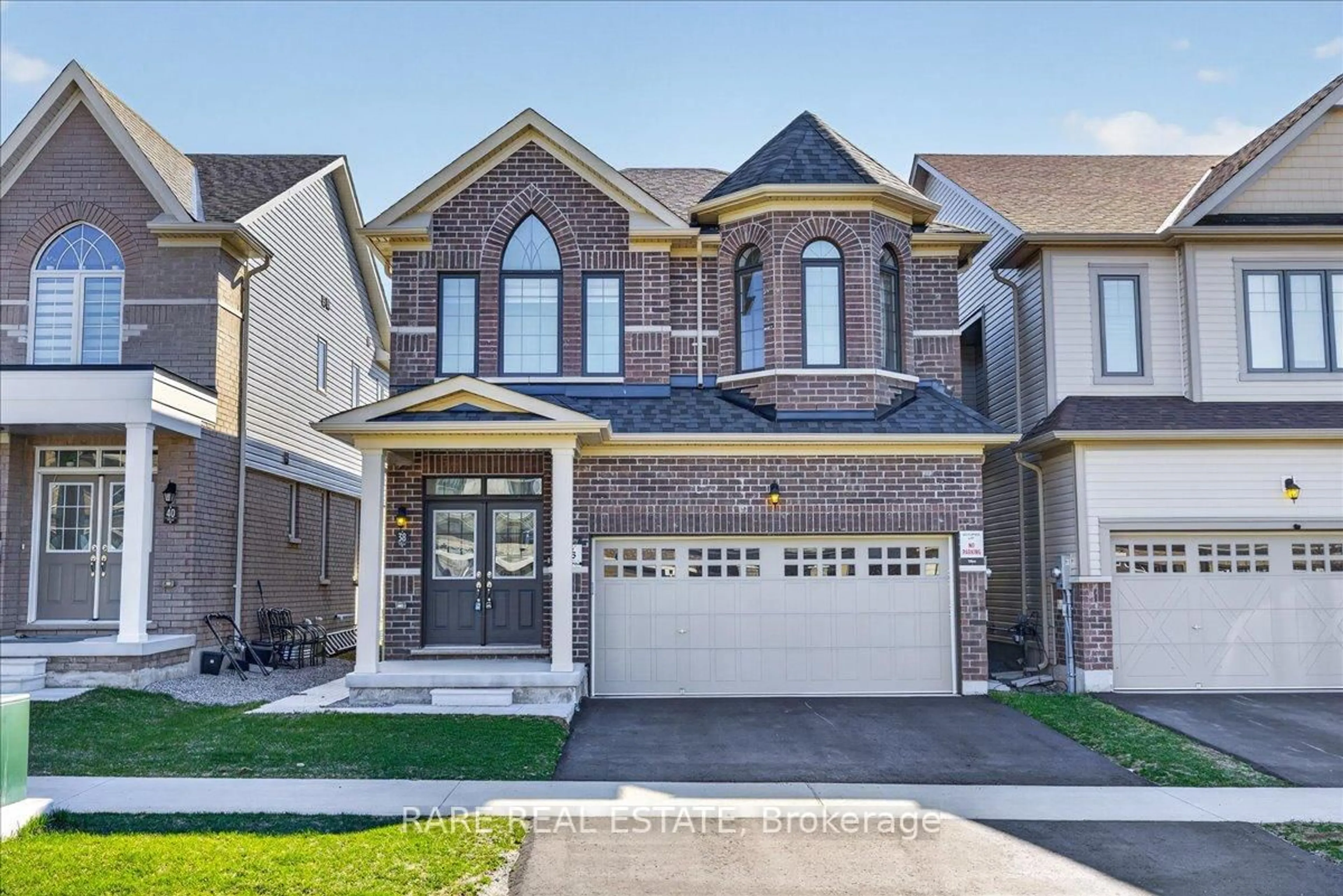 Home with brick exterior material, street for 38 Rochester Dr, Barrie Ontario L9J 0W1