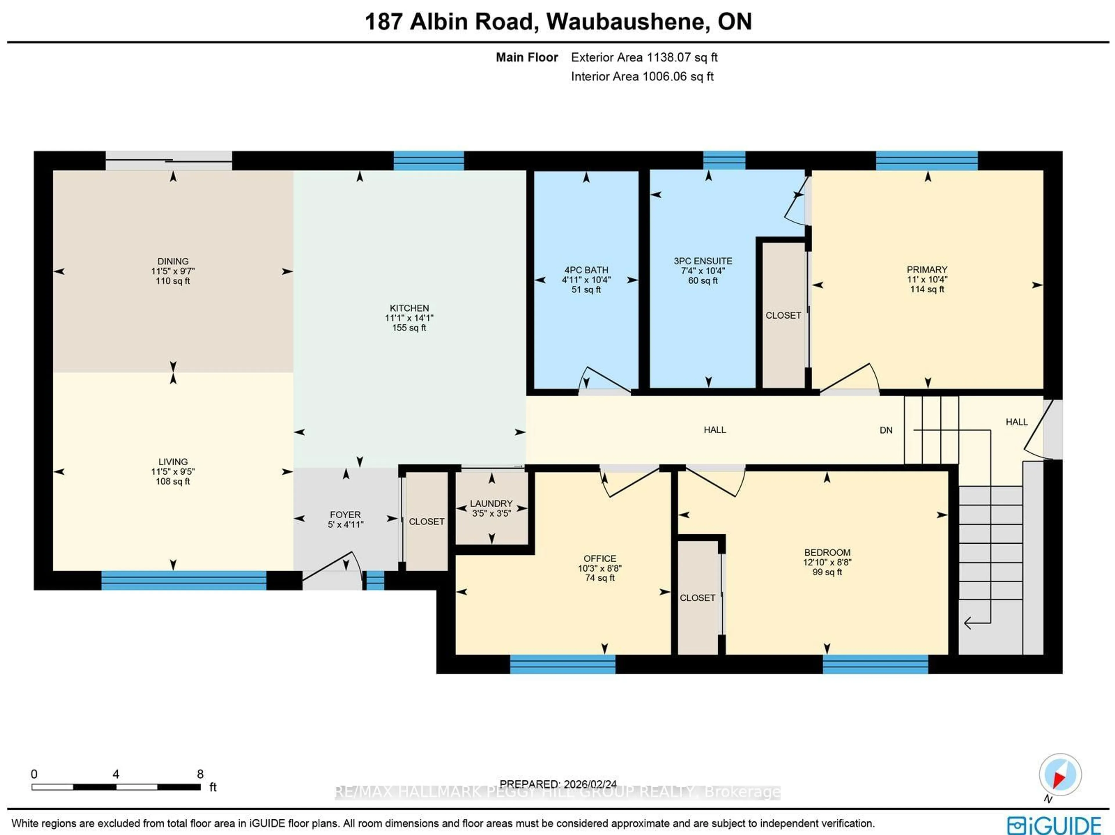 Floor plan for 187 Albin Rd, Tay Ontario L0K 2C0