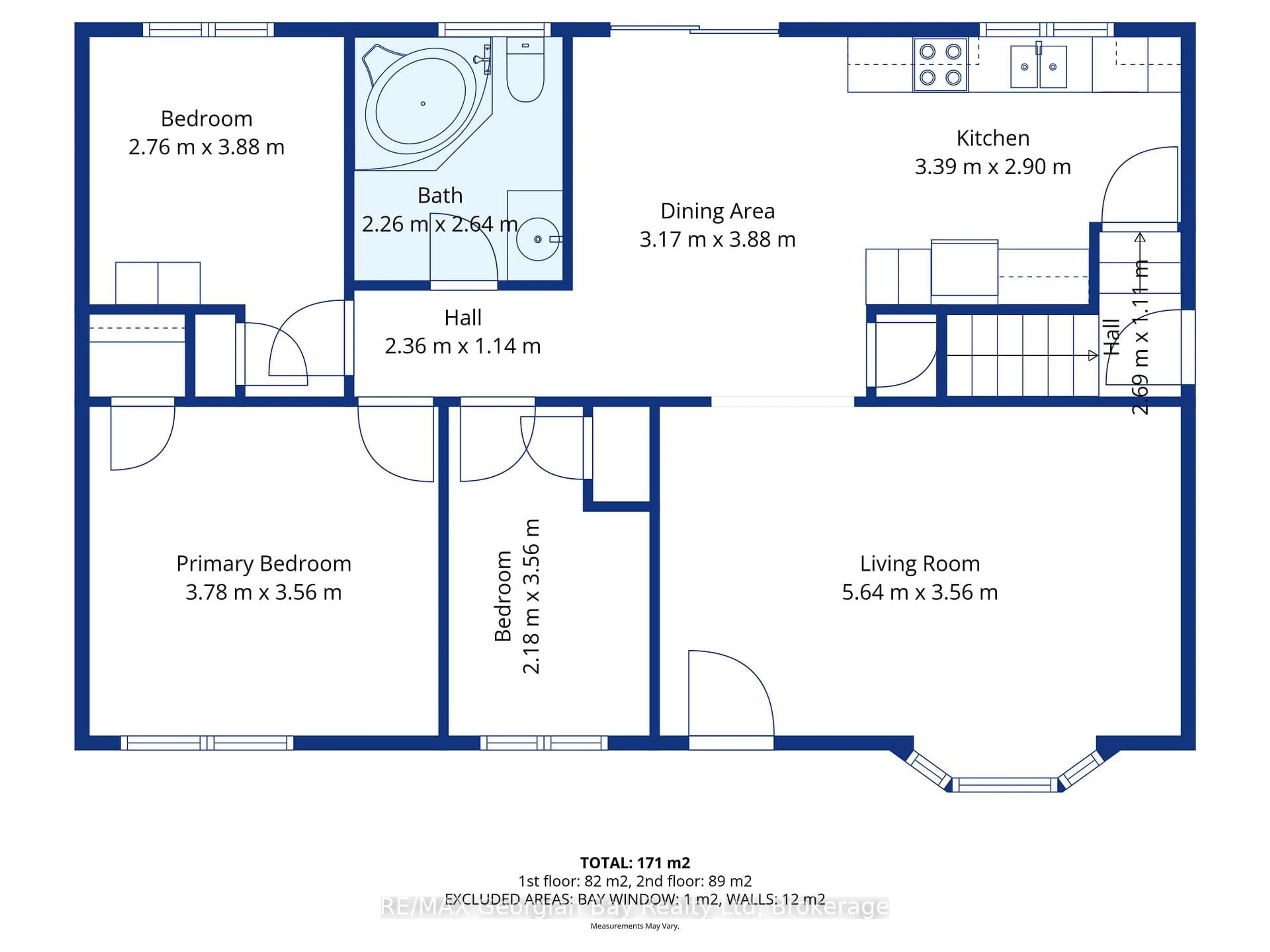 Floor plan for 919 Eighth Ave, Tay Ontario L0K 1R0