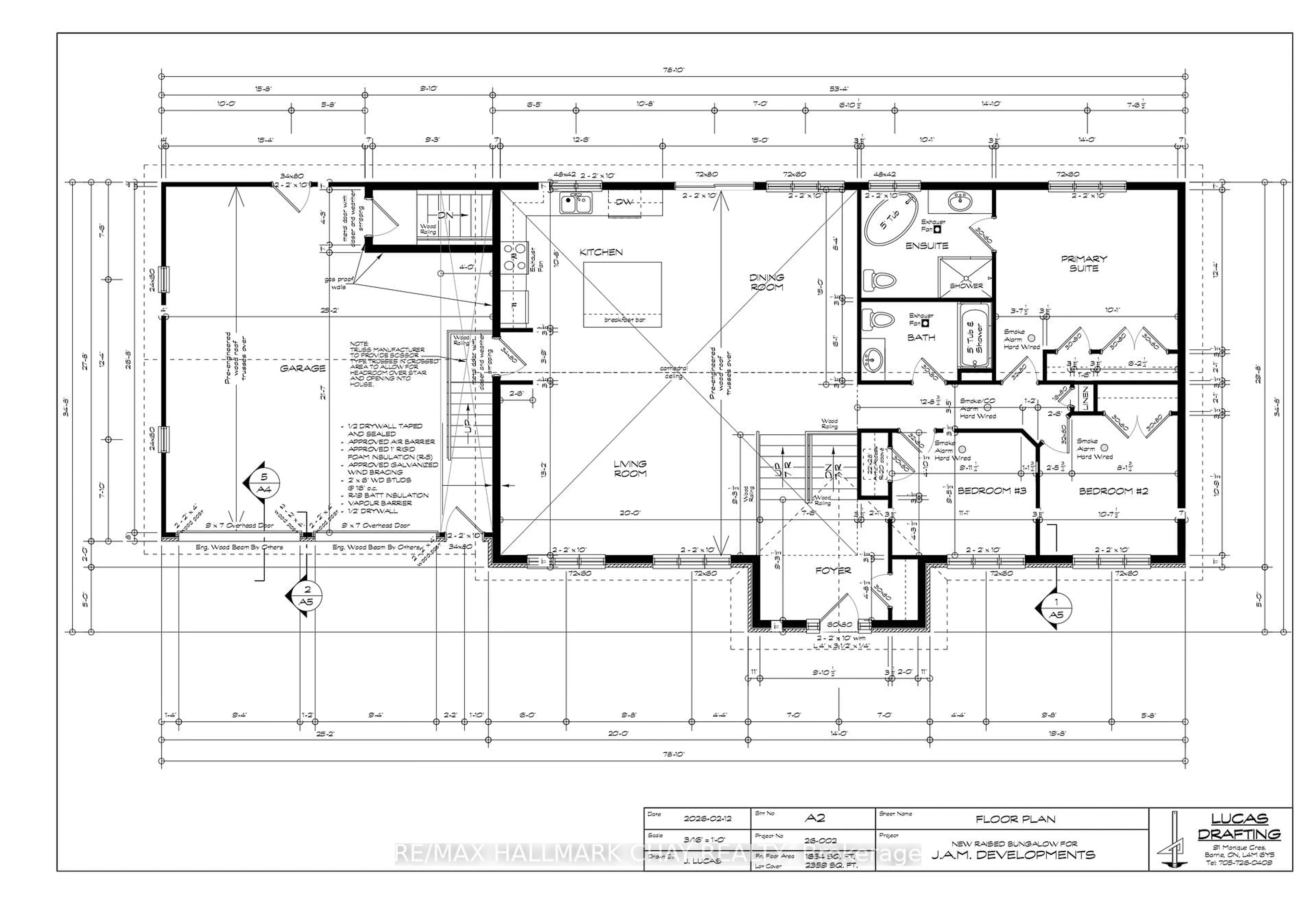 Floor plan for 3 Stokes Dr, Springwater Ontario L0L 1Y0