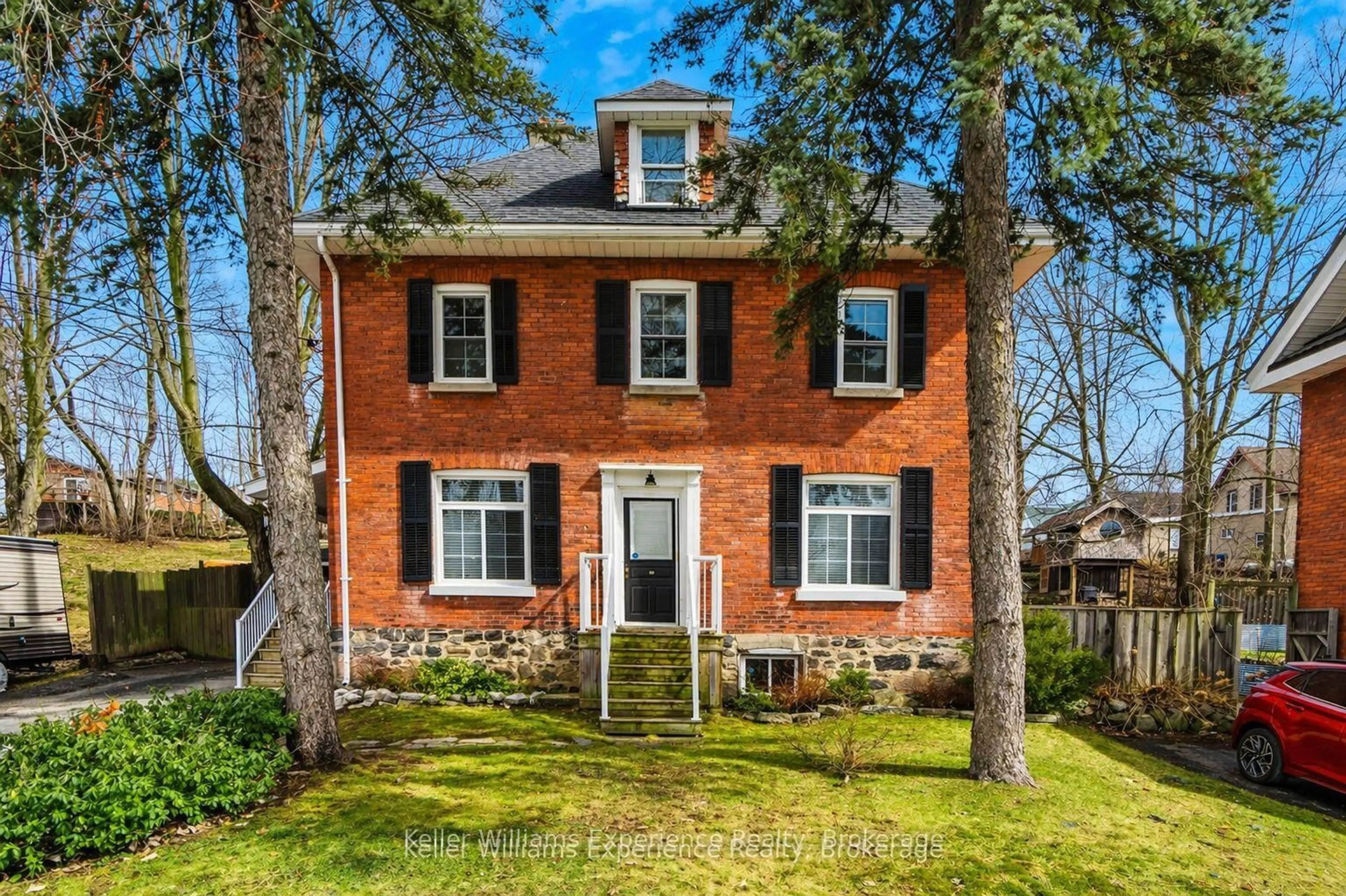 Home with brick exterior material, street for 166 Sixth St, Midland Ontario L4R 3X6