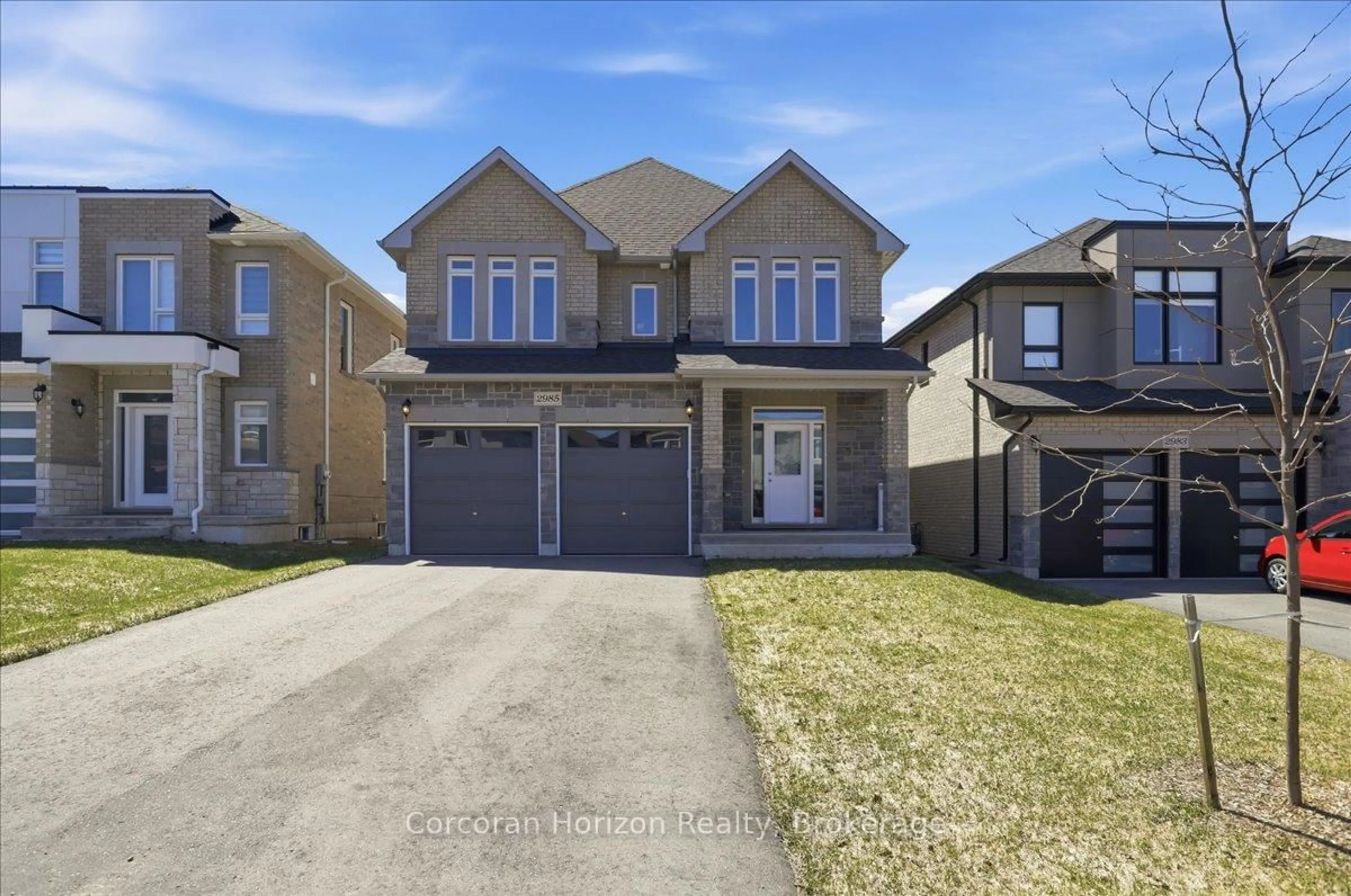 Home with brick exterior material, street for 2985 Monarch Dr, Orillia Ontario L3V 8M7