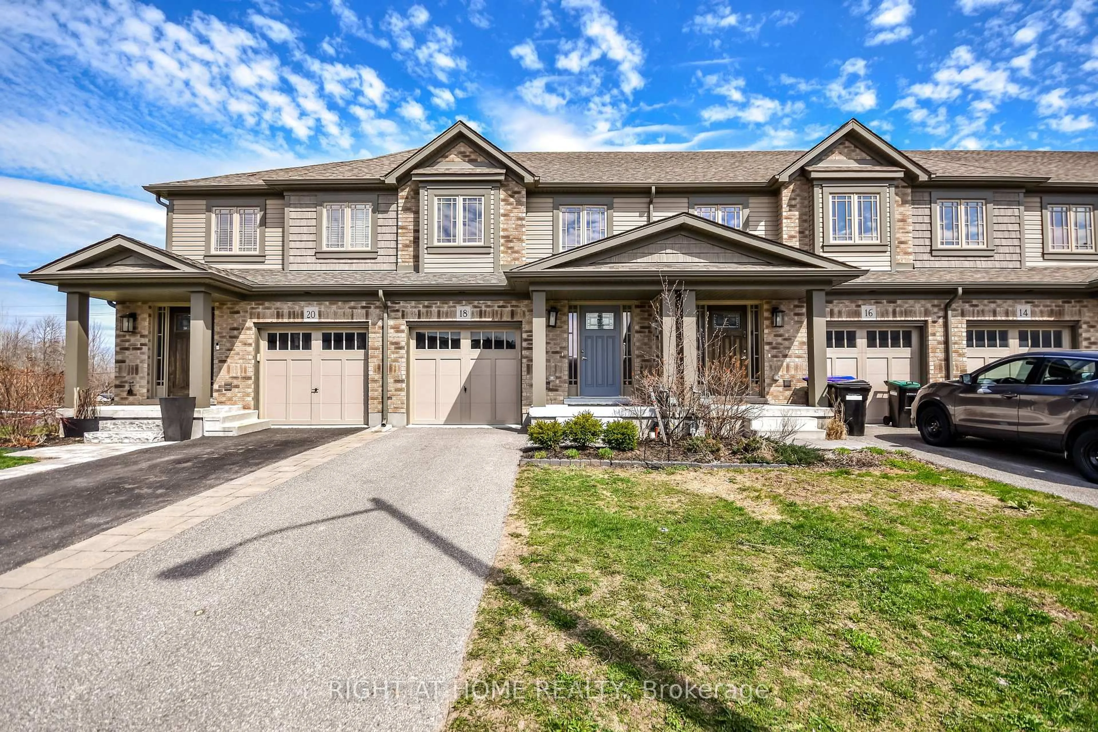 Home with brick exterior material, street for 18 Foley Cres, Collingwood Ontario L9Y 3B7