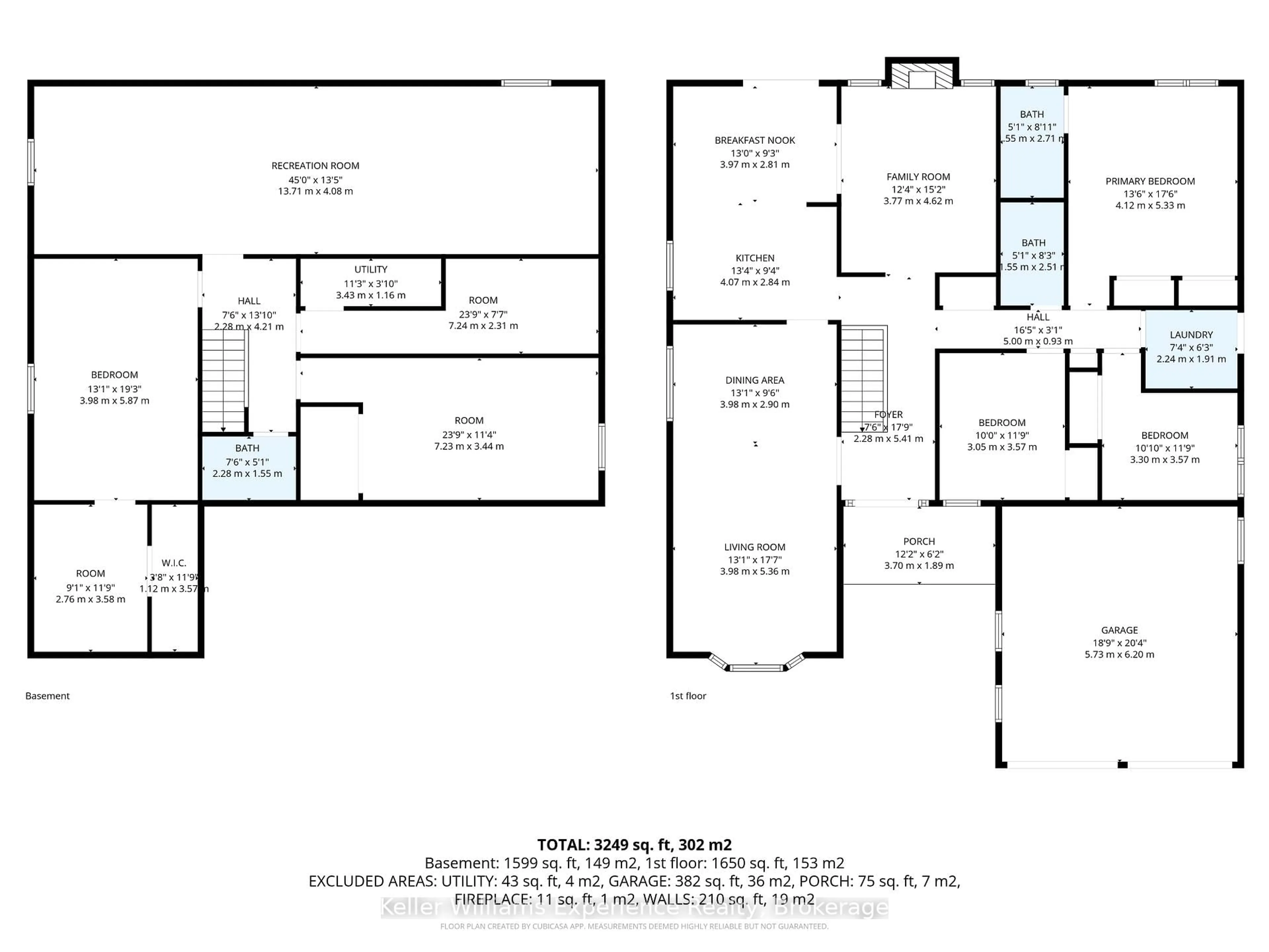 Floor plan for 933 Playfair Rd, Midland Ontario L4R 4X9