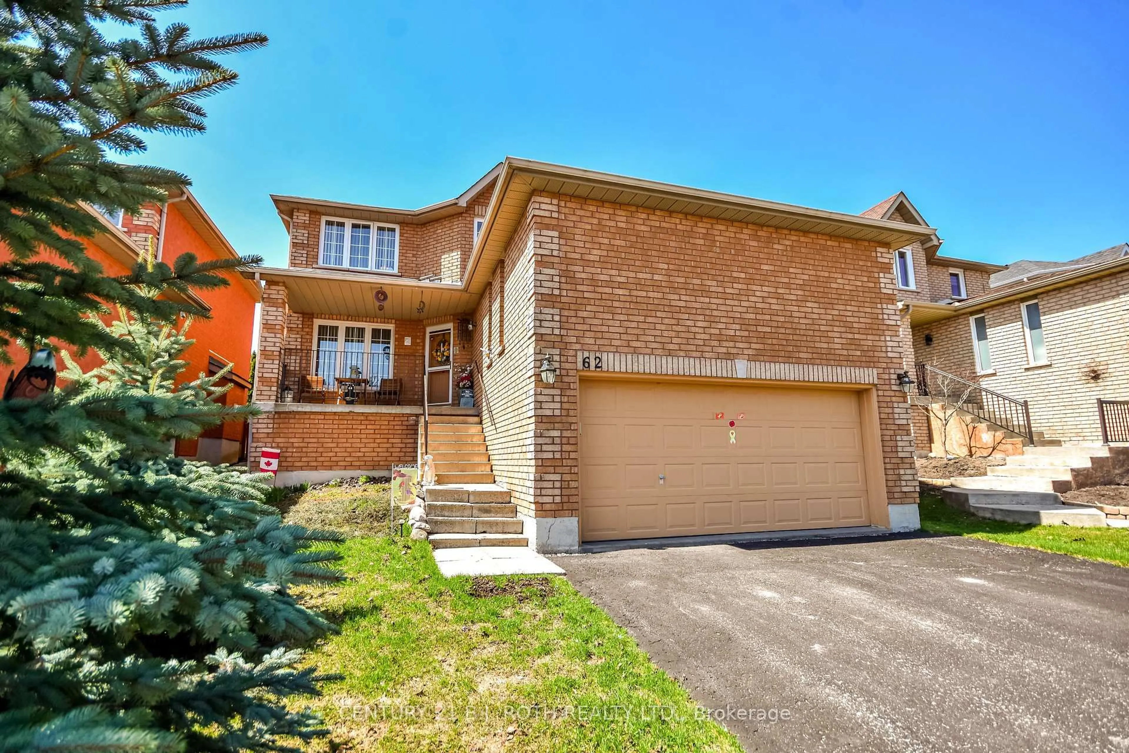 Home with brick exterior material, street for 62 Loon Ave, Barrie Ontario L4N 8V9