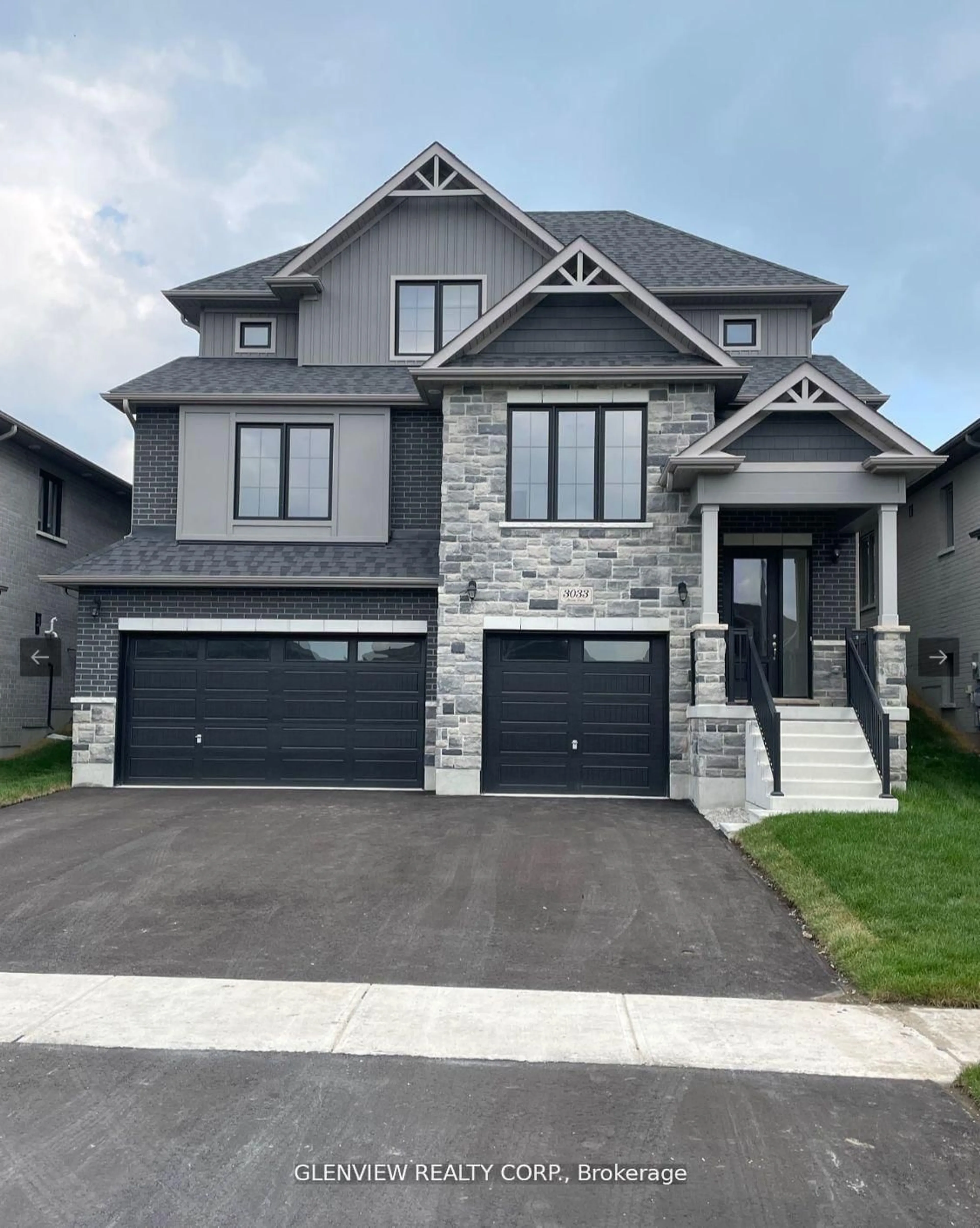 Home with brick exterior material, street for 3033 Sierra Dr, Orillia Ontario L3V 8M8