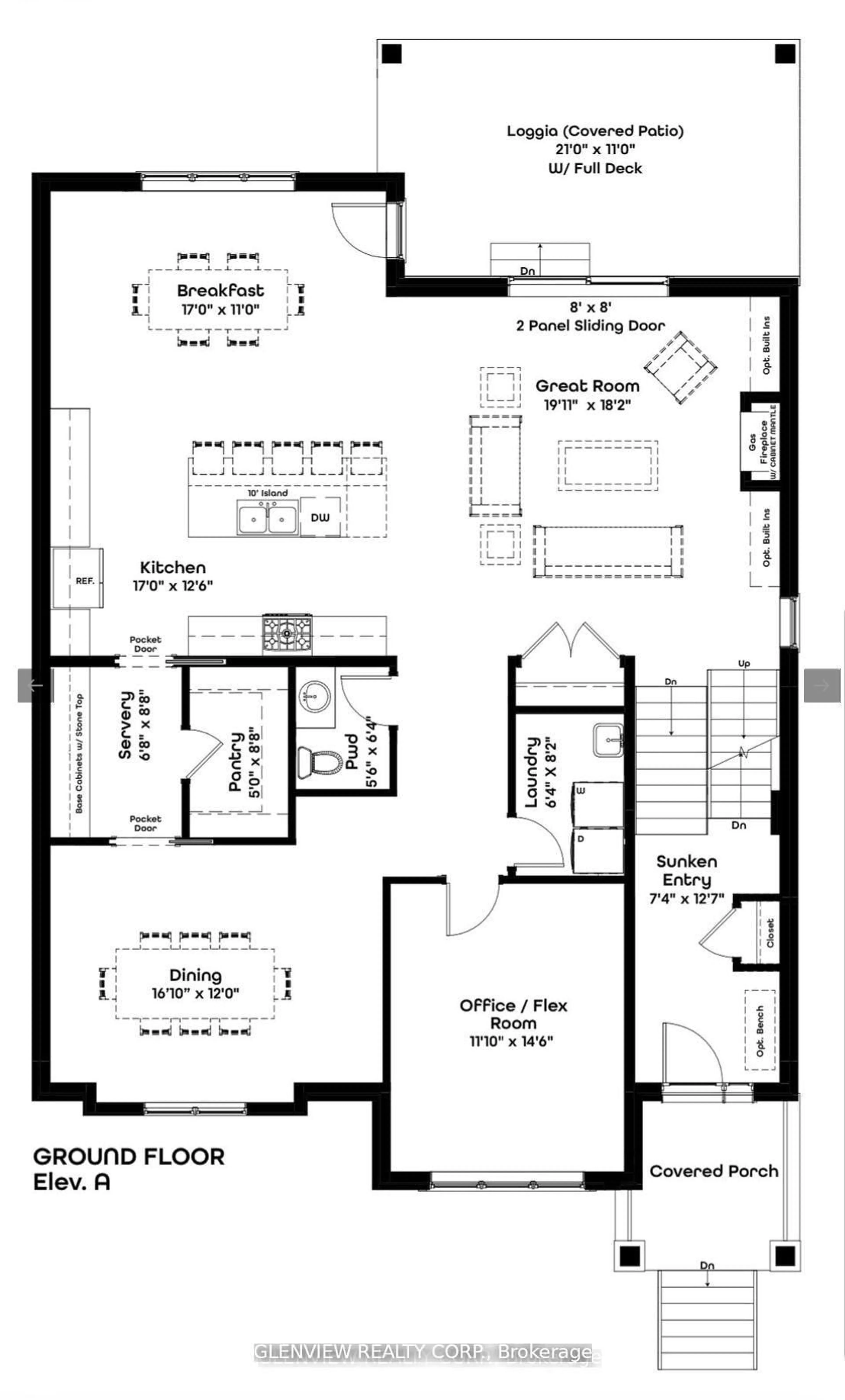 Floor plan for 3033 Sierra Dr, Orillia Ontario L3V 8M8