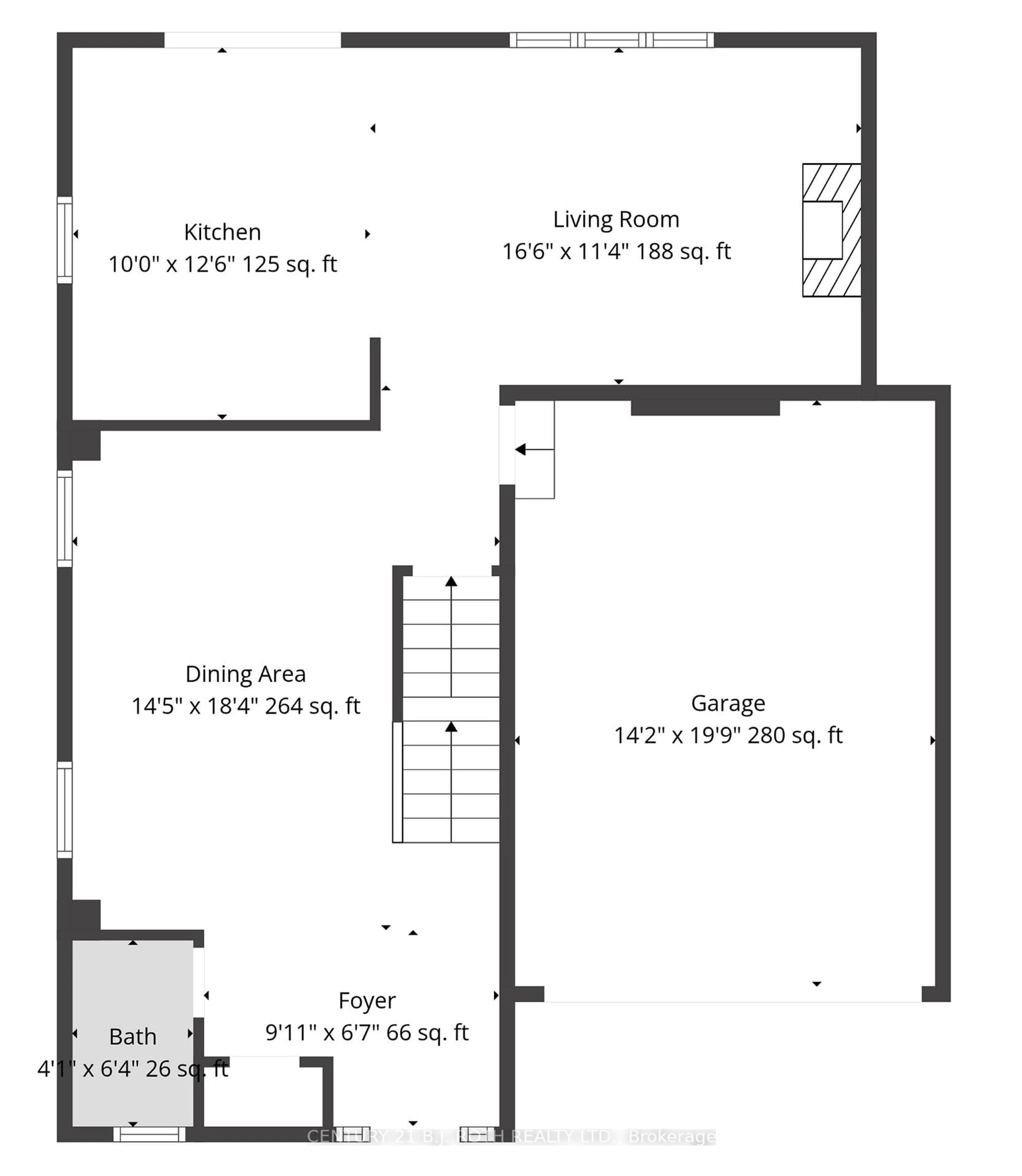 Floor plan for 30 Megan Cres, Barrie Ontario L4N 6E2