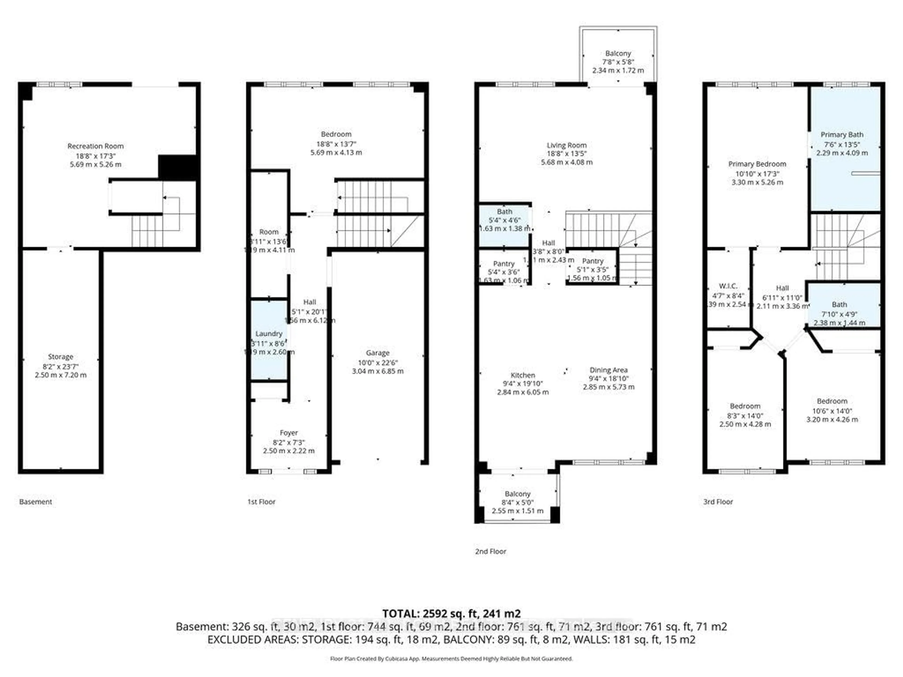 Floor plan for 104 Blue Forest Cres, Barrie Ontario L9J 0N7