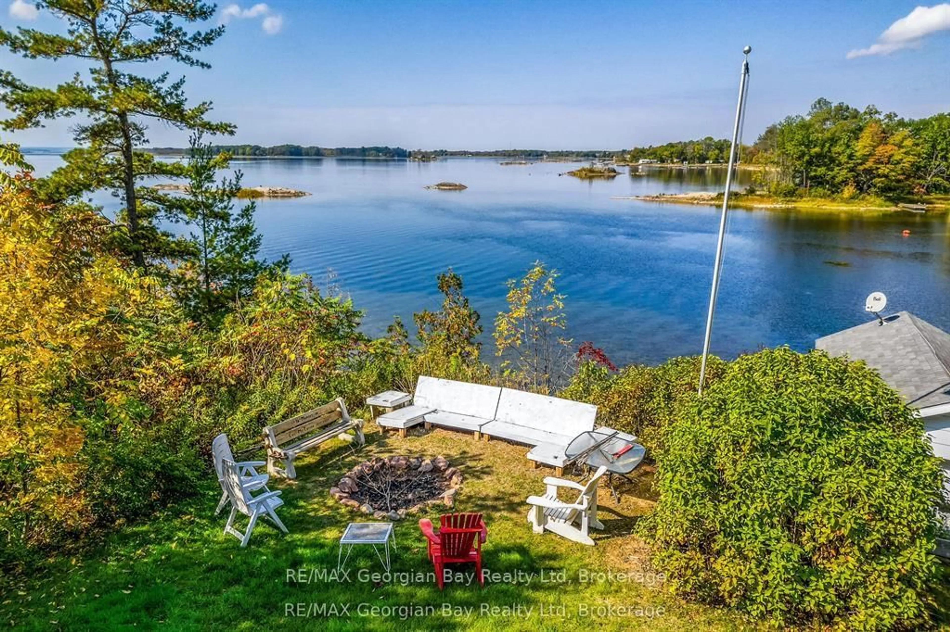 Patio, water/lake/river/ocean view for 134 Forest Harbour Pkwy, Tay Ontario L0K 2C0