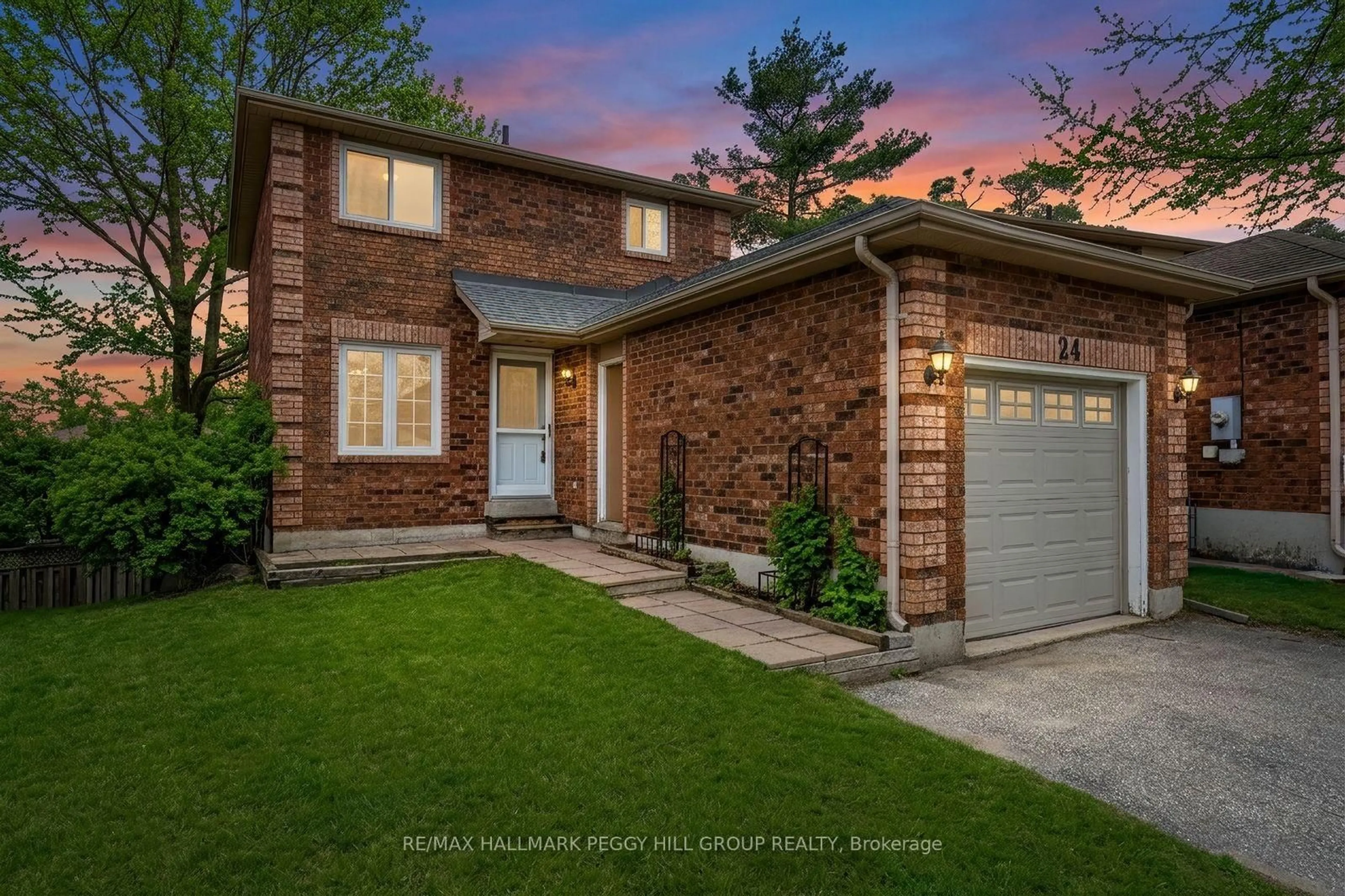 Home with brick exterior material, street for 24 Geddes Cres, Barrie Ontario L4N 7B2