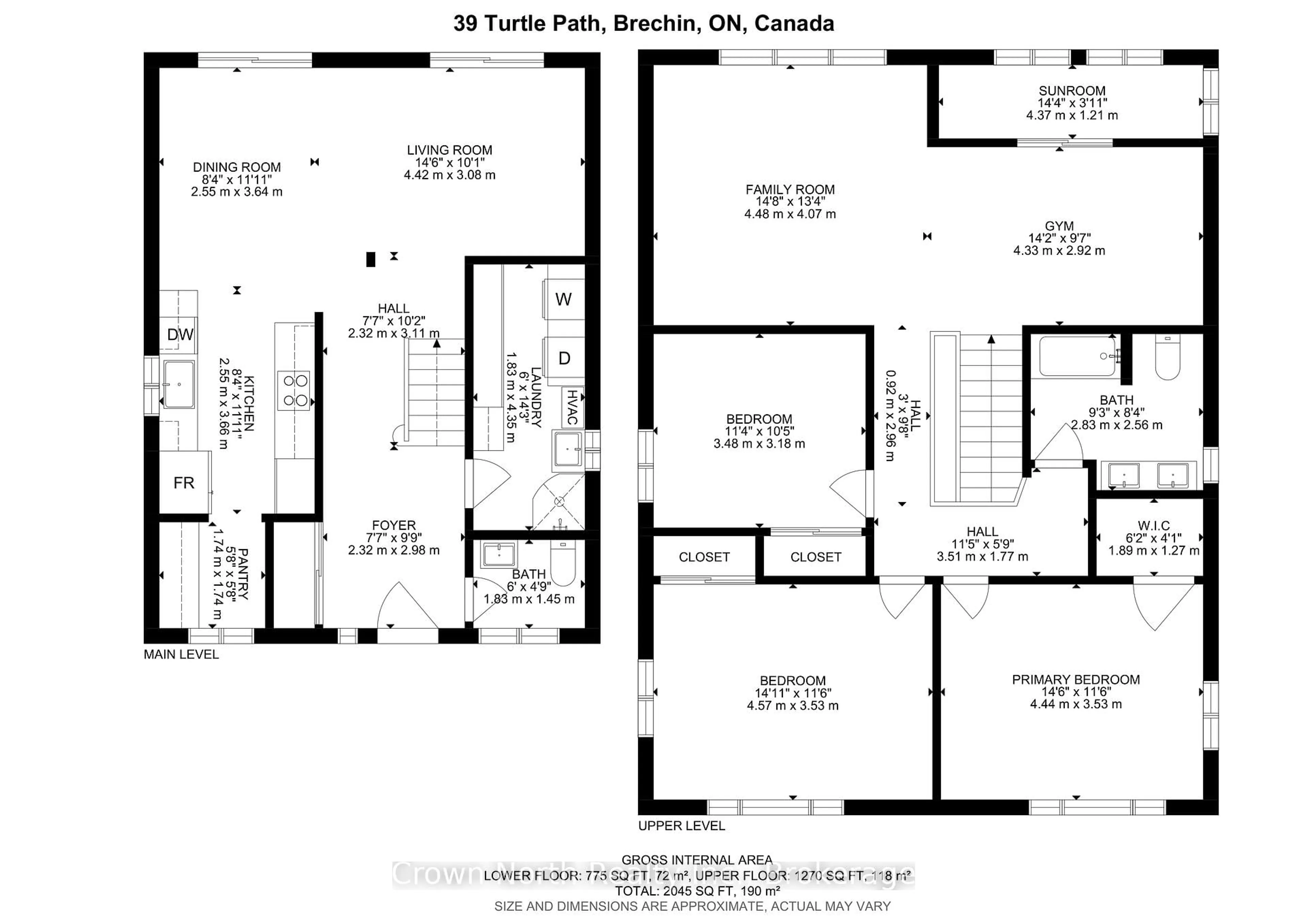 Floor plan for 39 Turtle Path, Ramara Ontario L0K 1B0