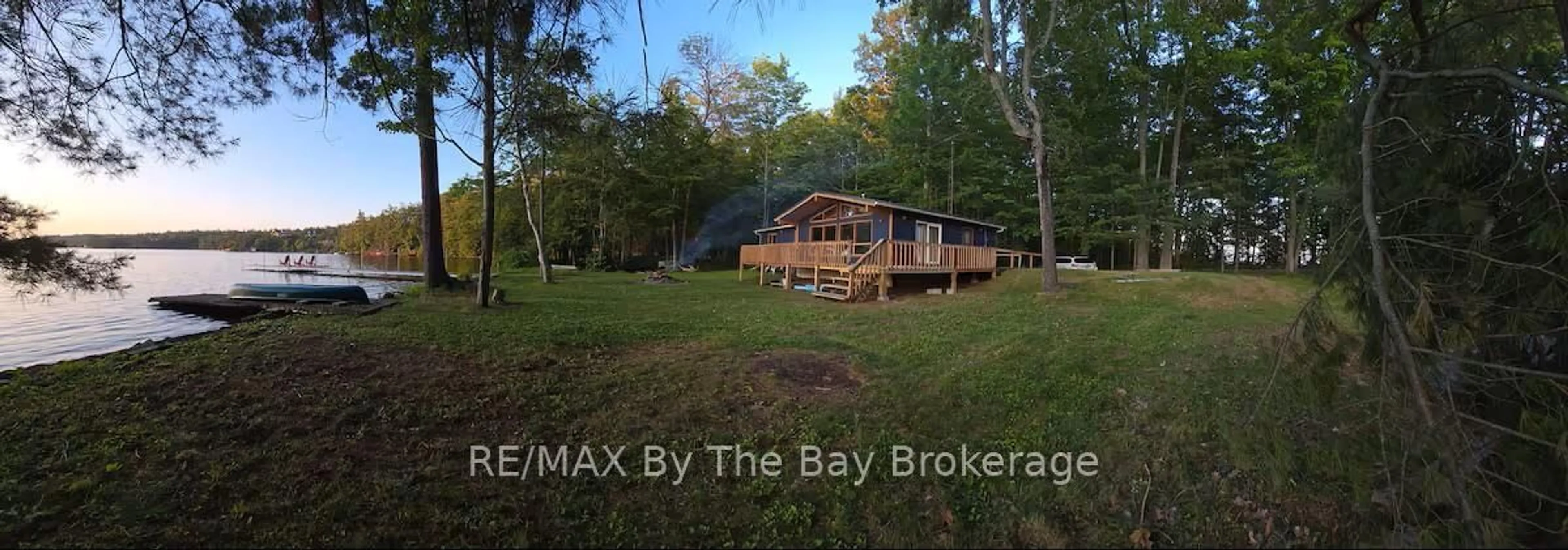A pic from outside/outdoor area/front of a property/back of a property/a pic from drone, water/lake/river/ocean view for 1730 Pappy Gill Lane, Severn Ontario L0K 1E0