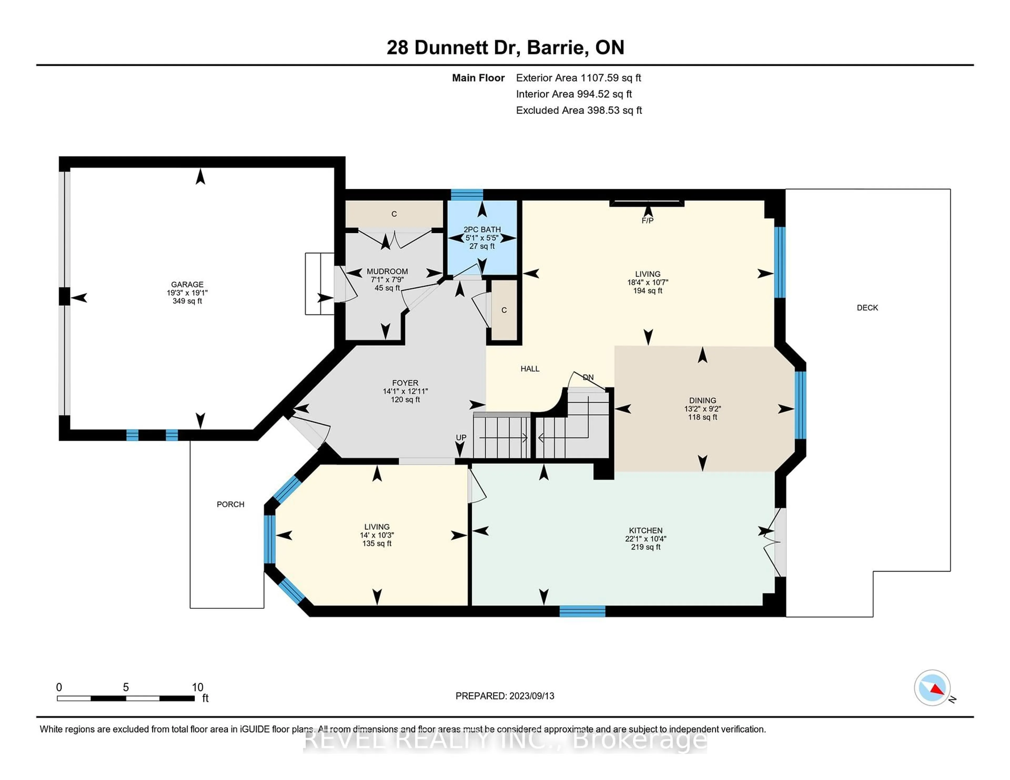 Floor plan for 28 Dunnett Dr, Barrie Ontario L4N 0J7
