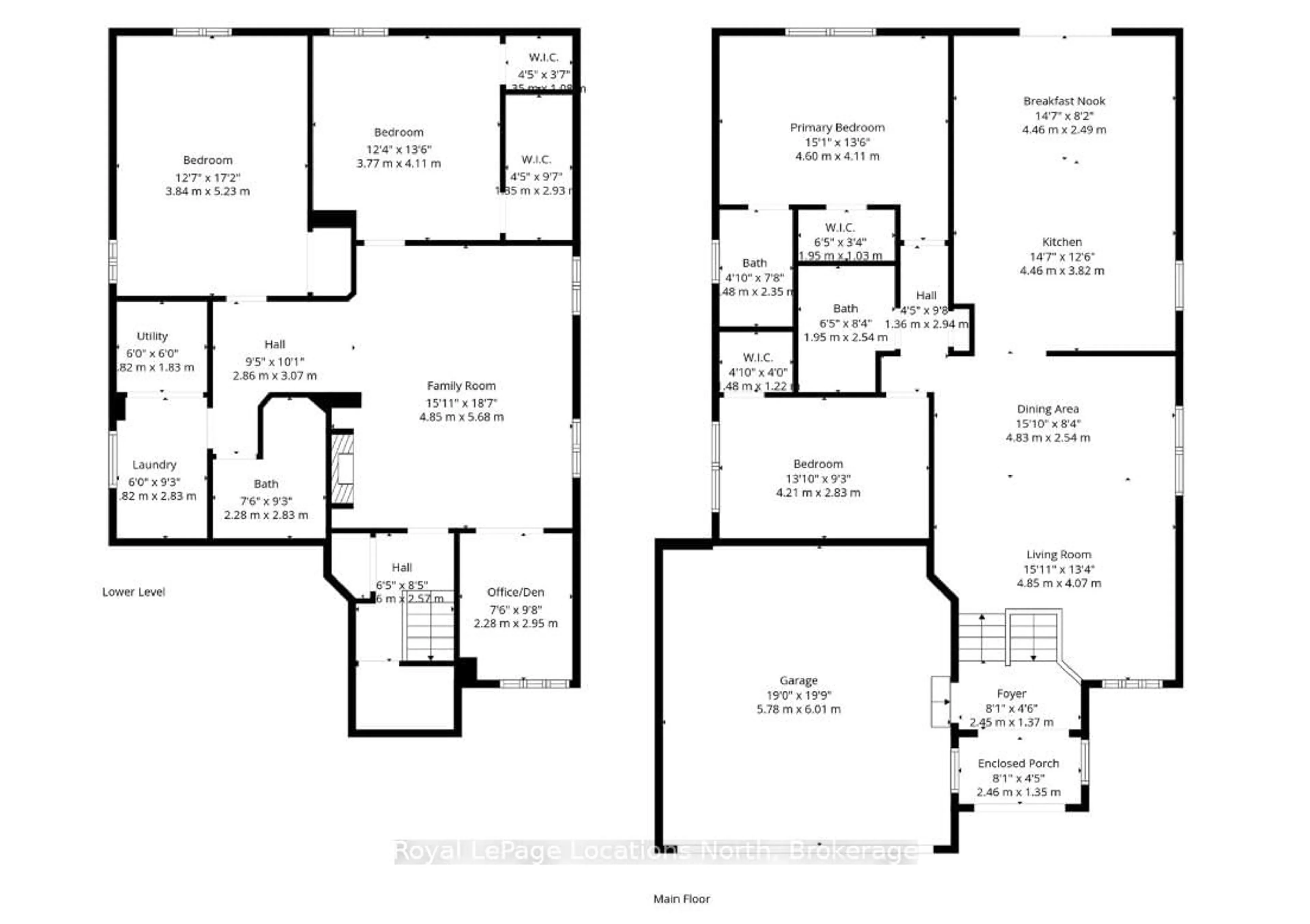 Floor plan for 33 Telfer Rd, Collingwood Ontario L9Y 5H5