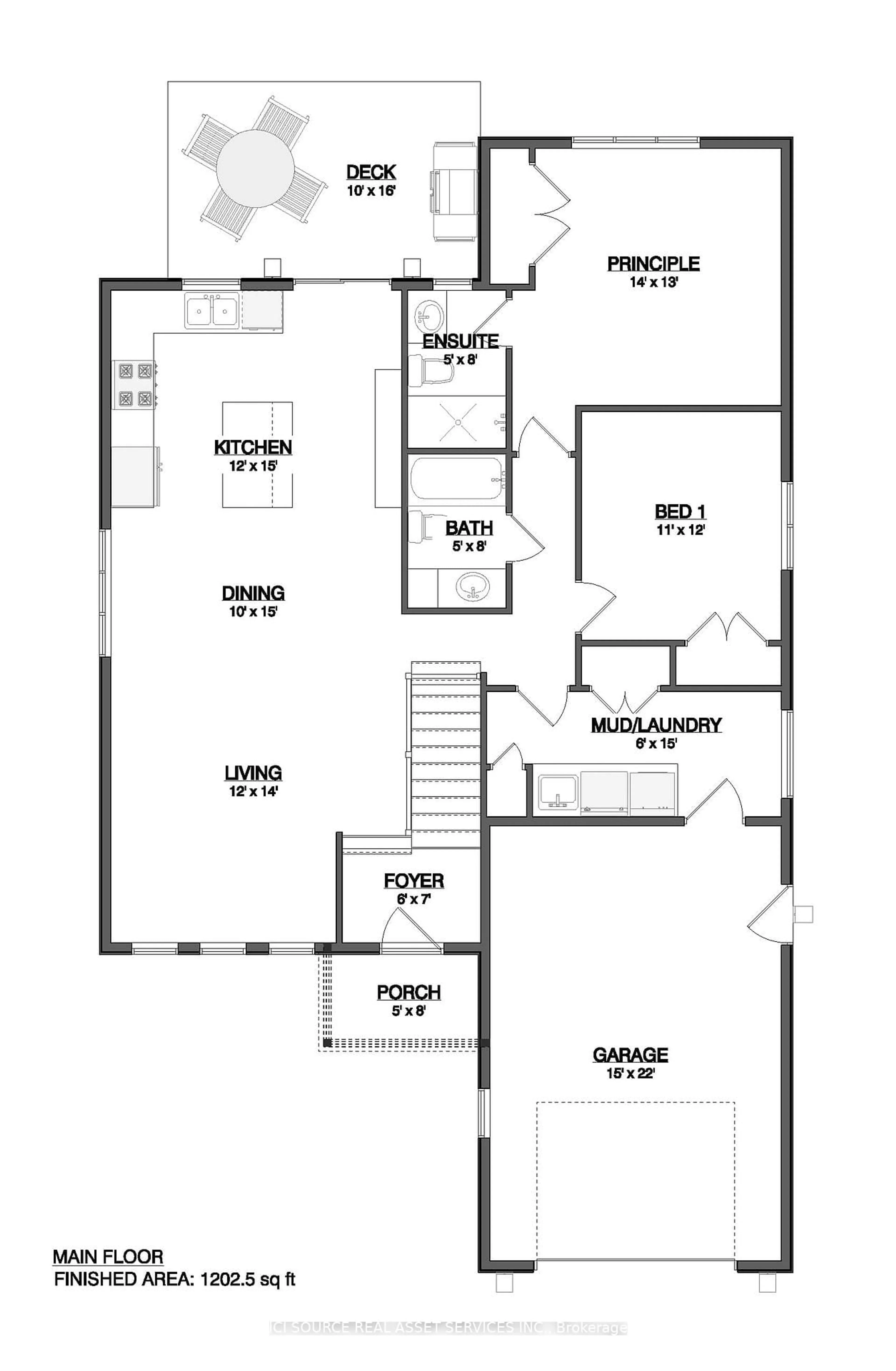 Floor plan for 6 Frederick Dr, Wasaga Beach Ontario L9Z 1P1