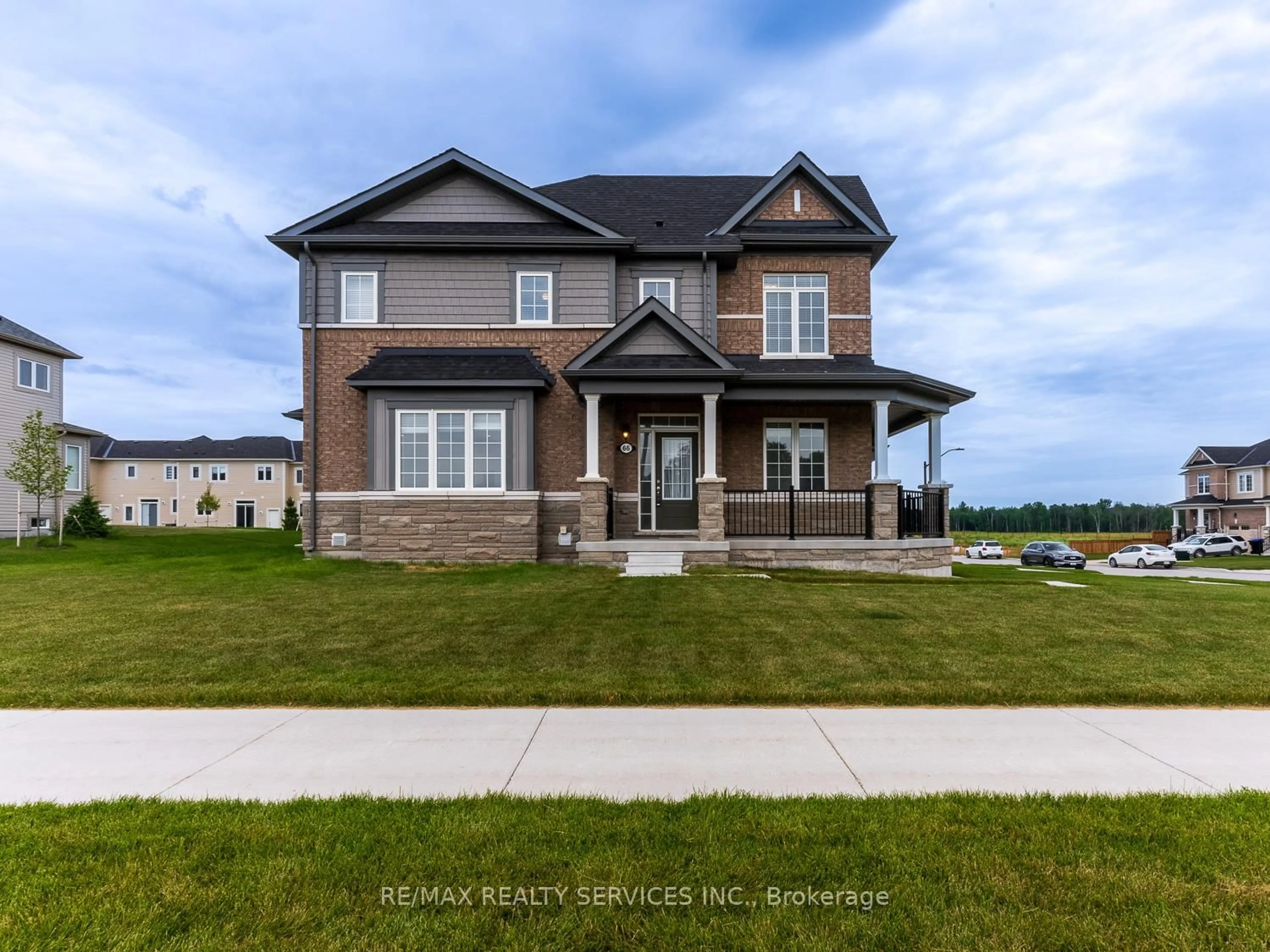 Home with brick exterior material, street for 66 Stately Dr, Wasaga Beach Ontario L9Z 0L6