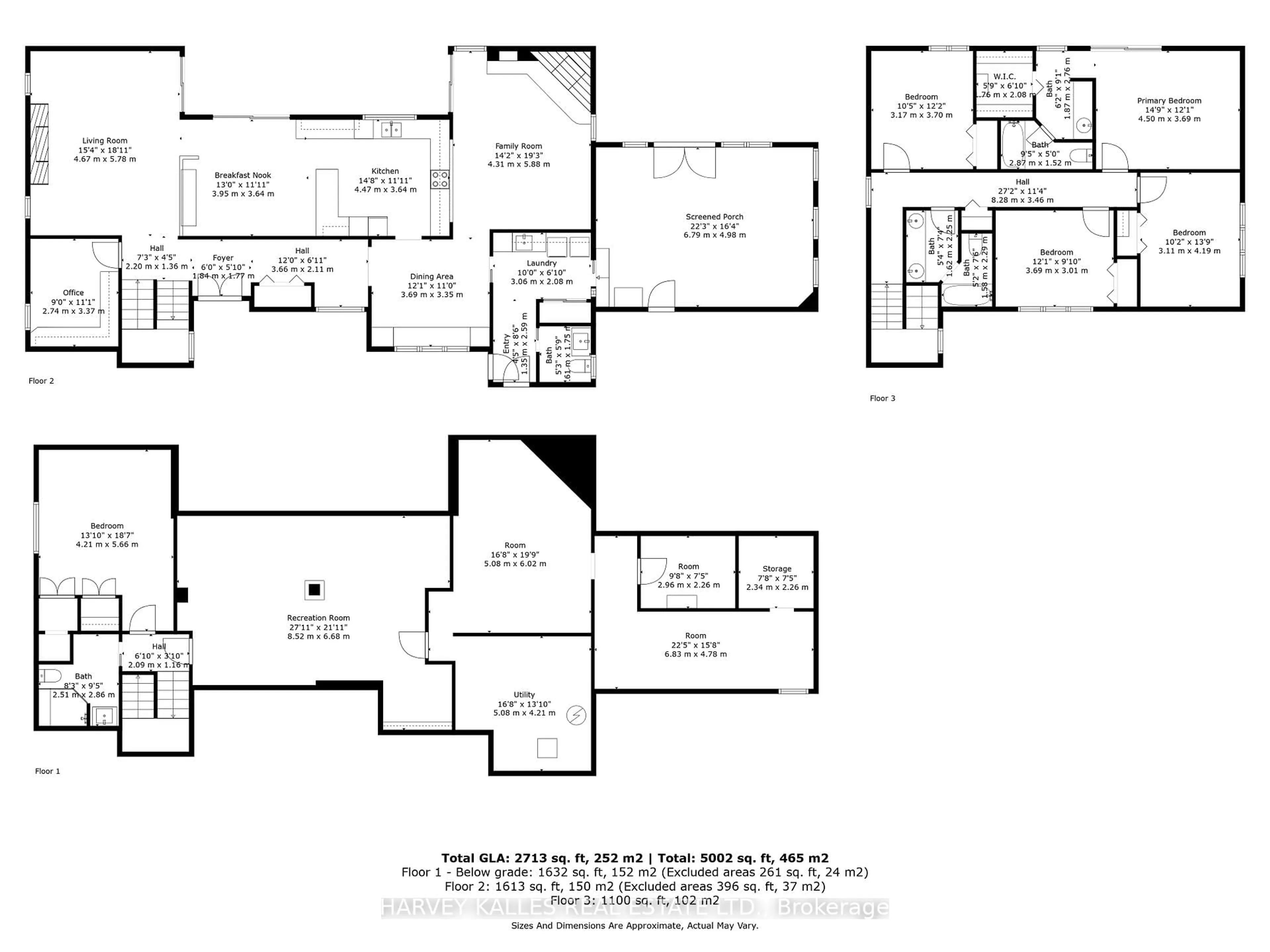Floor plan for 23 Royal Oak Dr, Barrie Ontario L4N 7S5