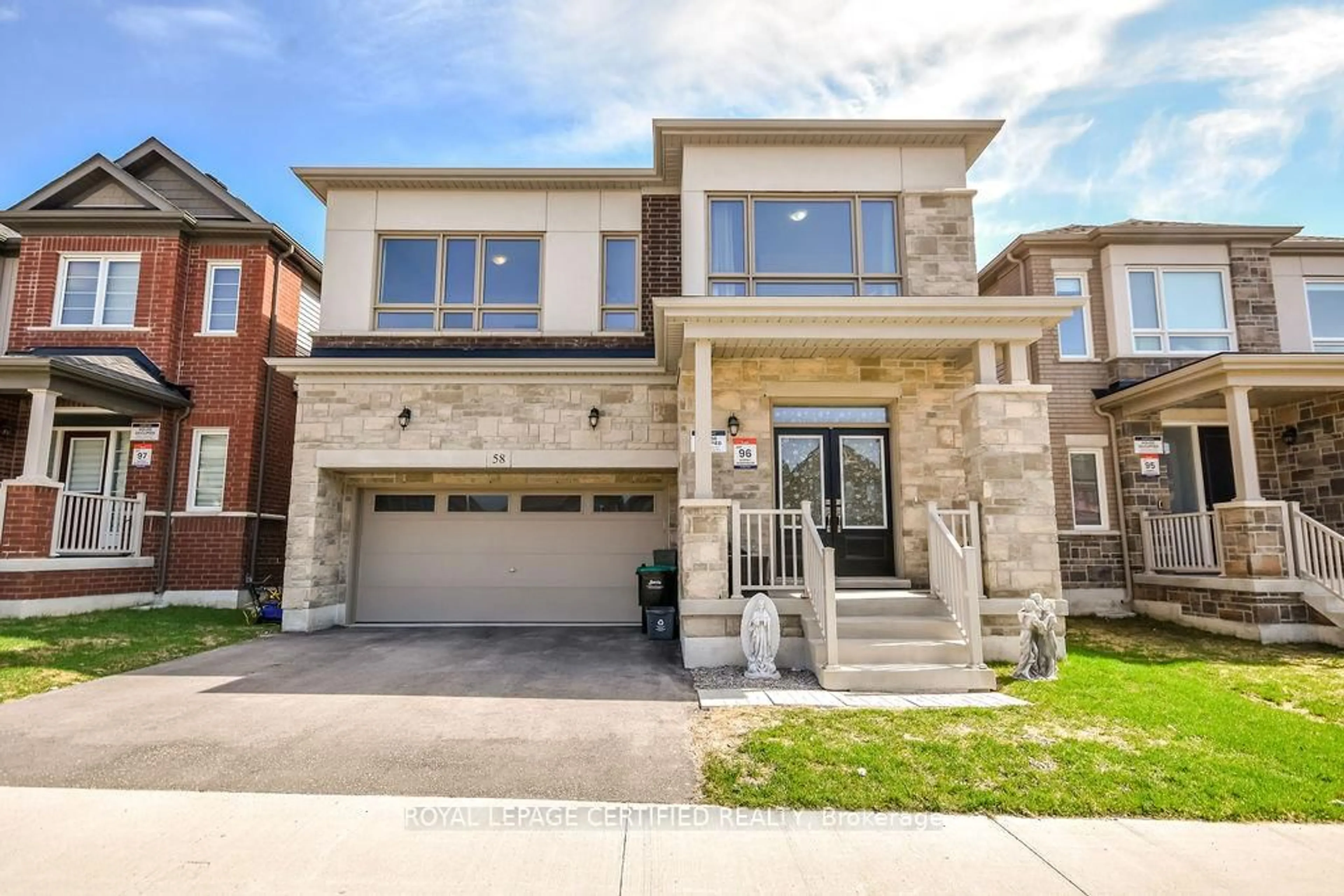 Home with brick exterior material, street for 58 Shepherd Dr, Barrie Ontario L9S 2Z4