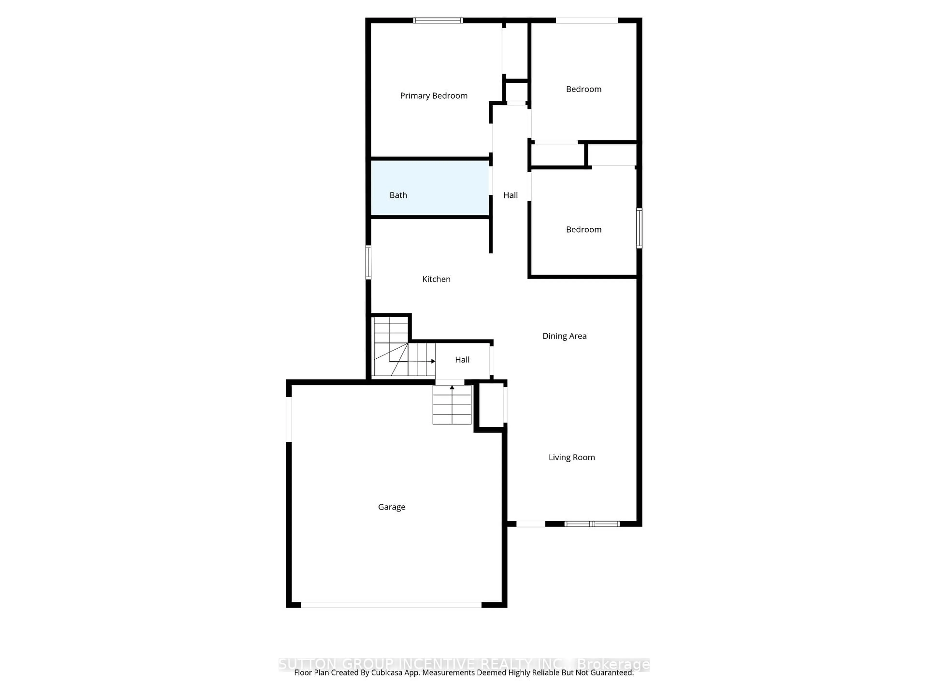Floor plan for 42 Hanmer St, Barrie Ontario L4M 6V1