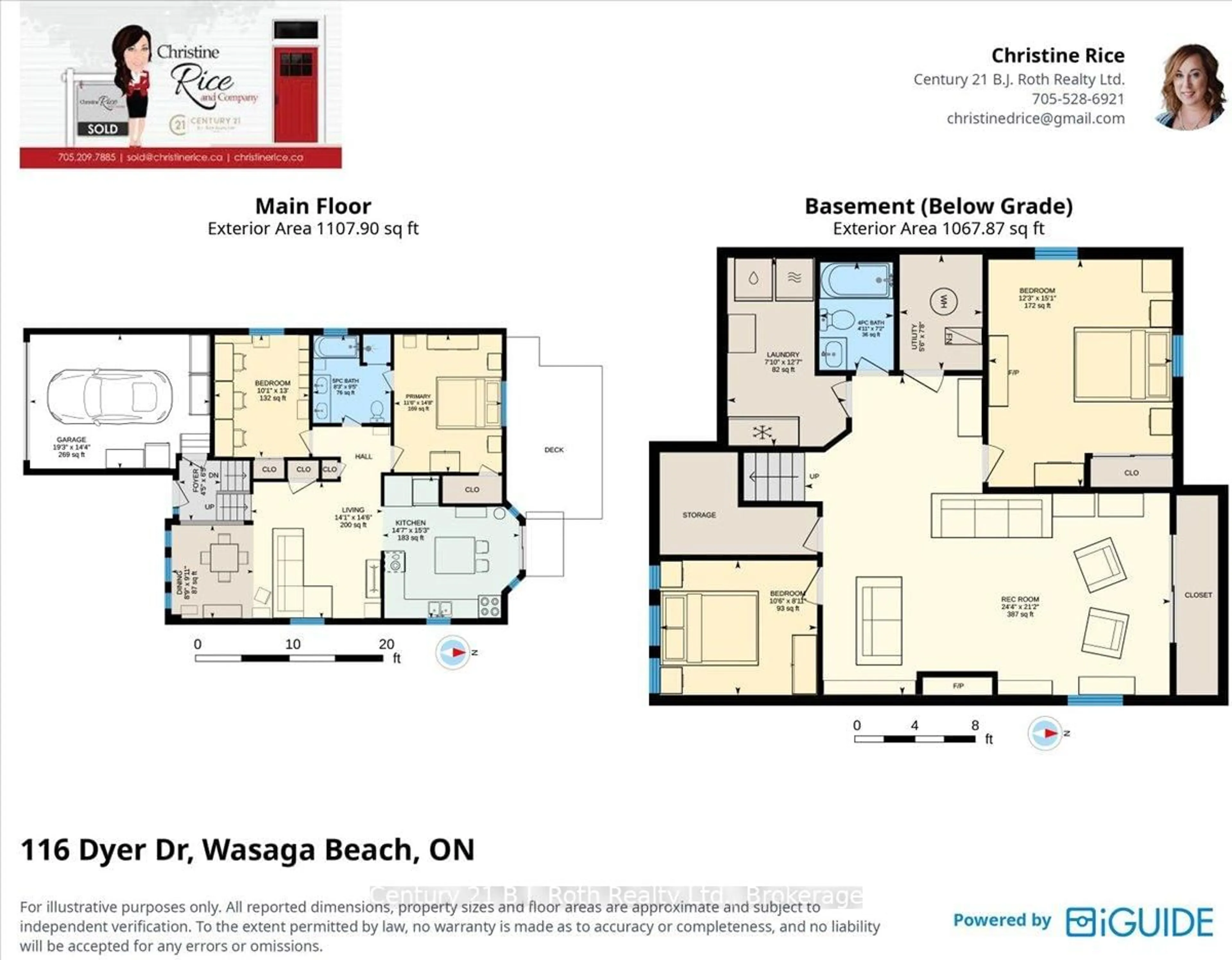 Floor plan for 116 Dyer Dr, Wasaga Beach Ontario L9Z 1E5
