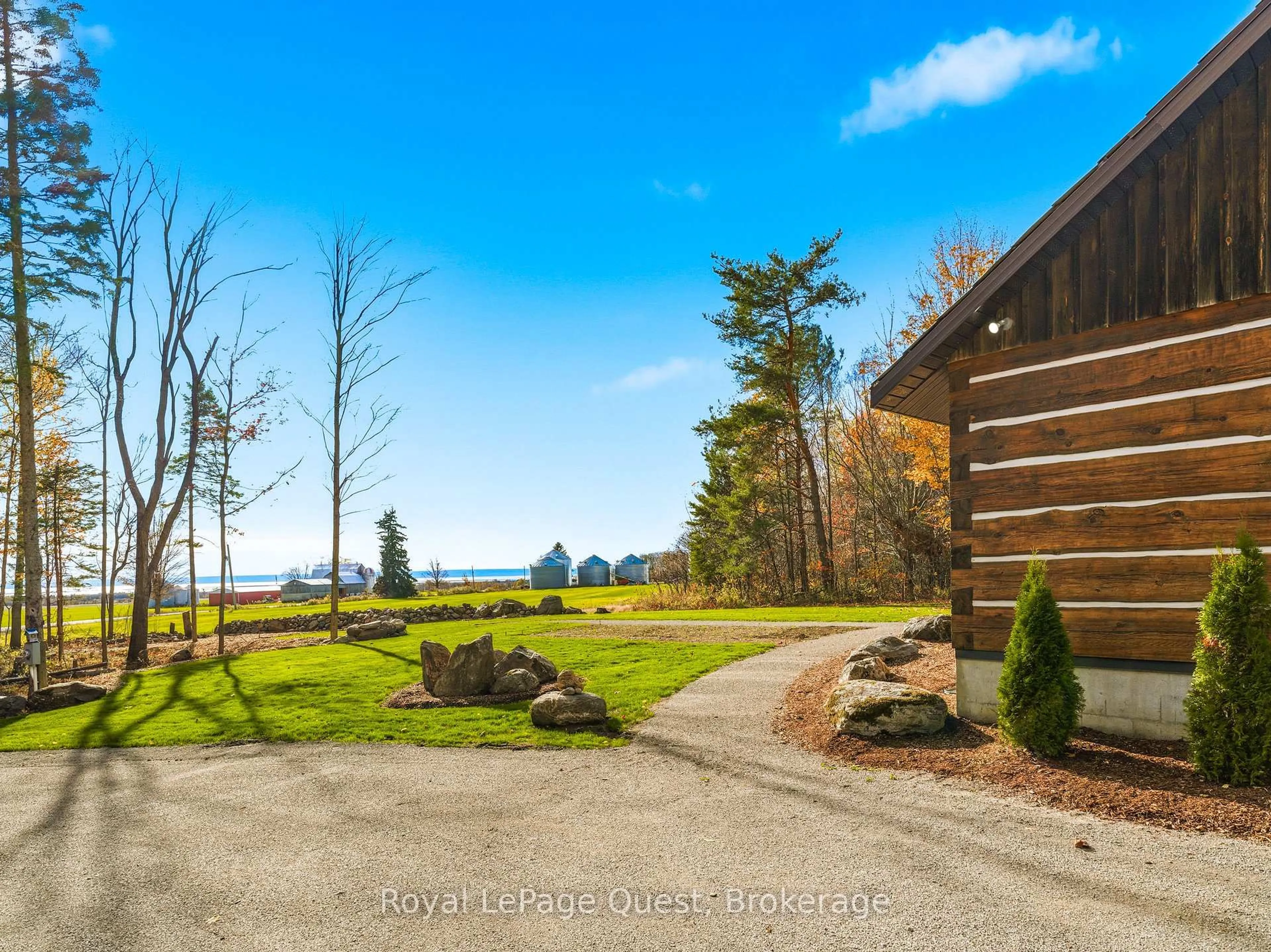 A pic from outside/outdoor area/front of a property/back of a property/a pic from drone, water/lake/river/ocean view for 160 14 Concession, Tiny Ontario L9M 0N3