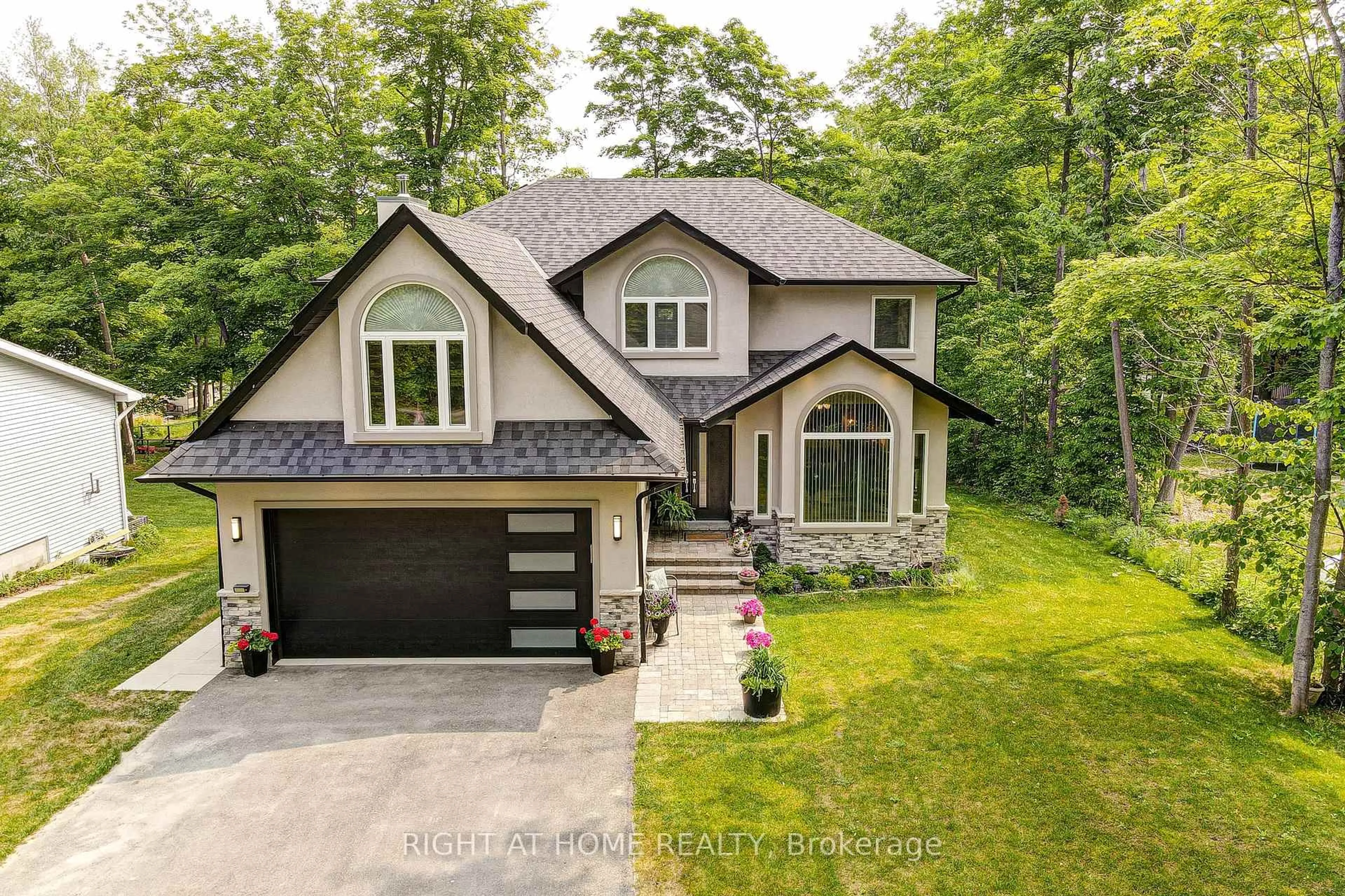 Home with brick exterior material, street for 77 Polish Ave, Penetanguishene Ontario L9M 1W8