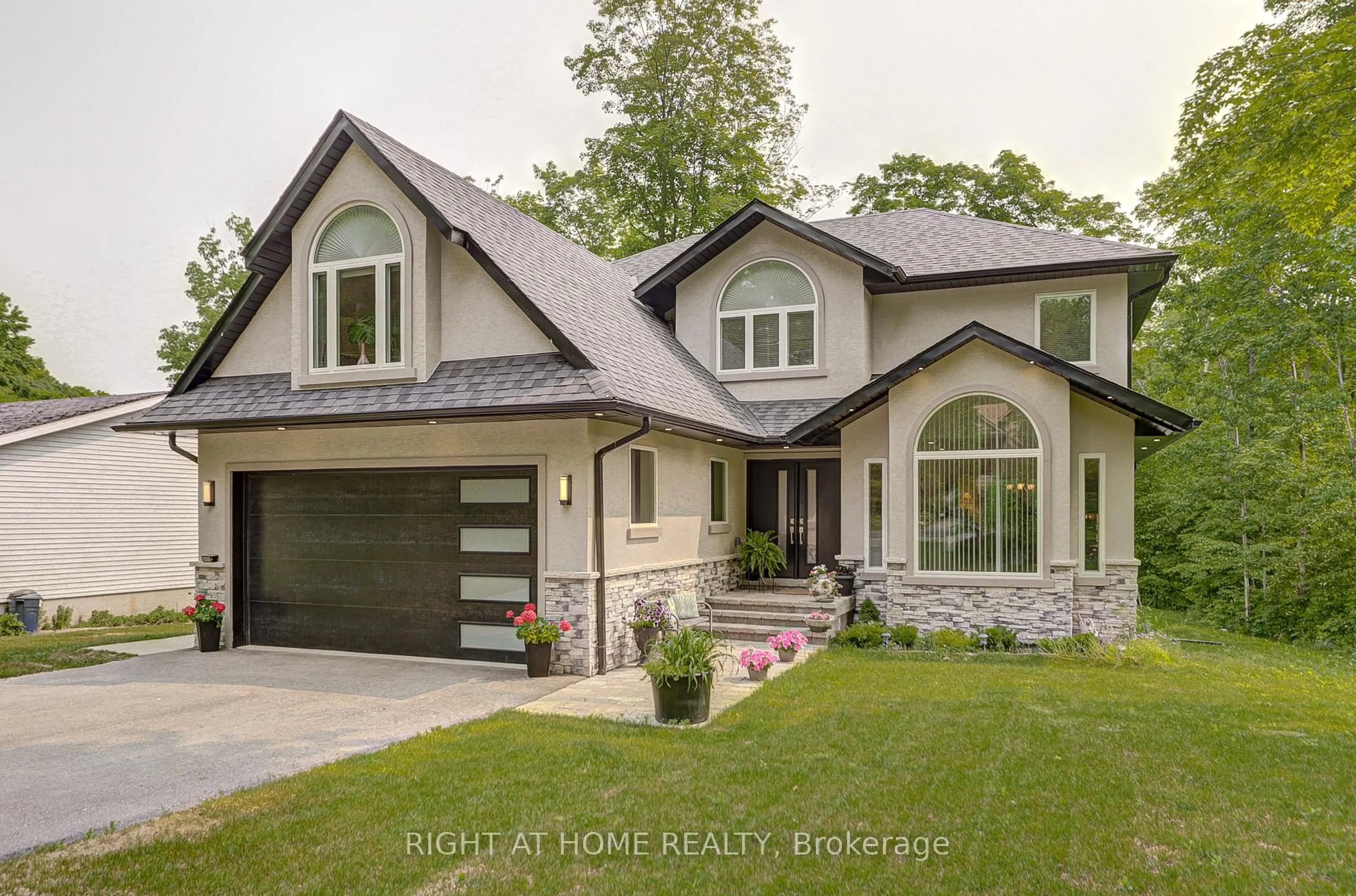 Home with brick exterior material, street for 77 Polish Ave, Penetanguishene Ontario L9M 1W8