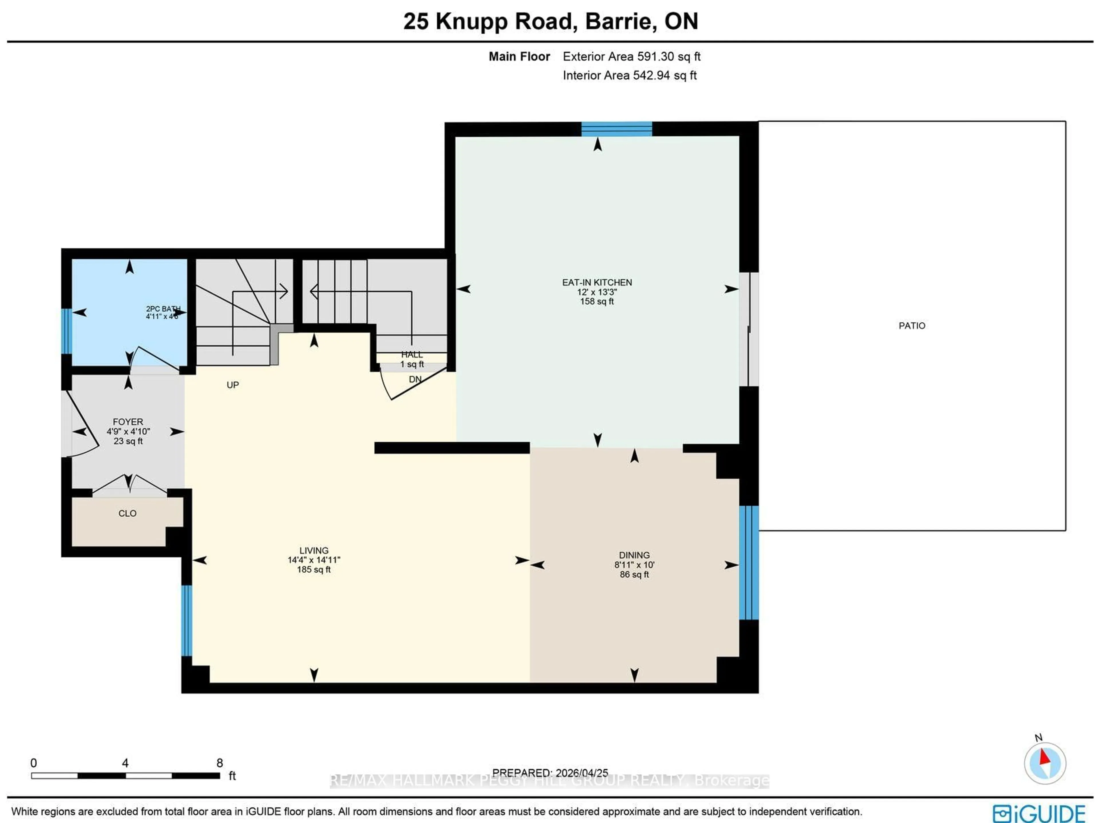 Floor plan for 25 Knupp Rd, Barrie Ontario L4N 0P8