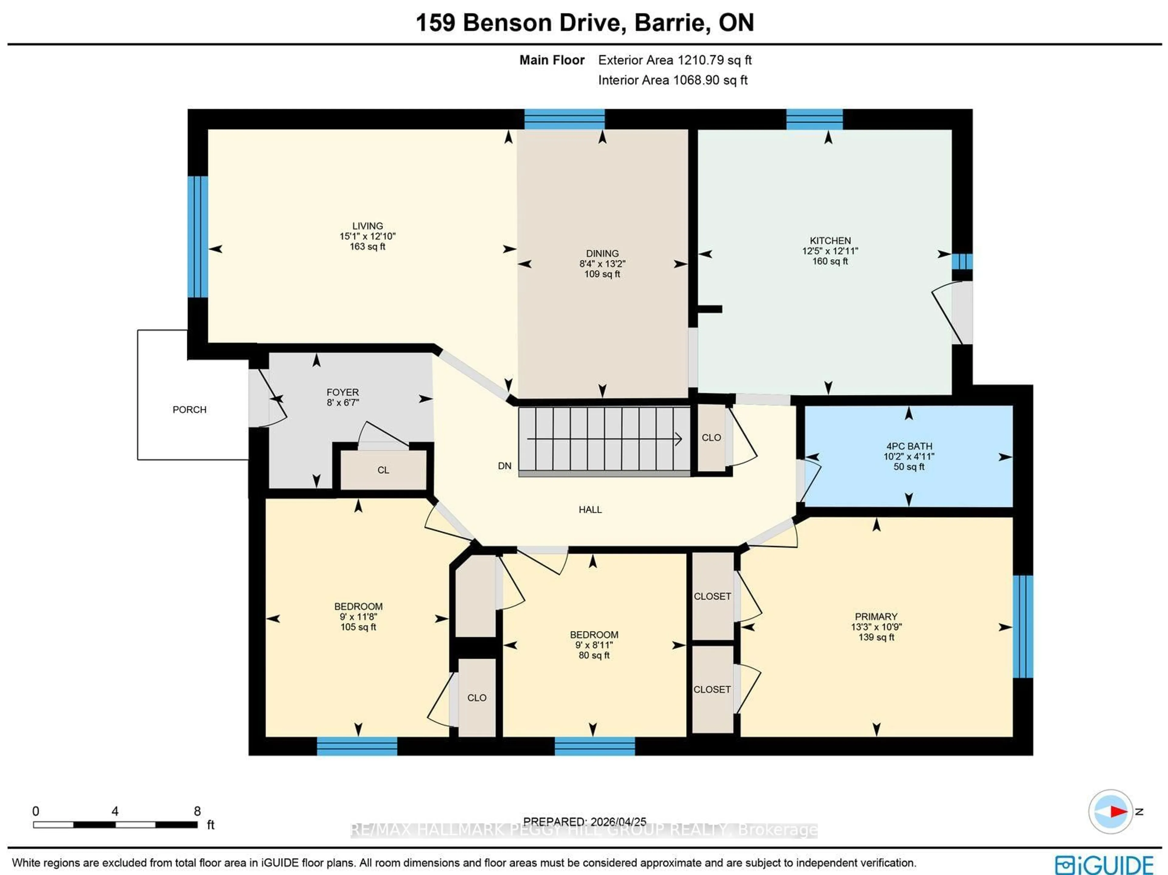 Floor plan for 159 Benson Dr, Barrie Ontario L4N 7Y3