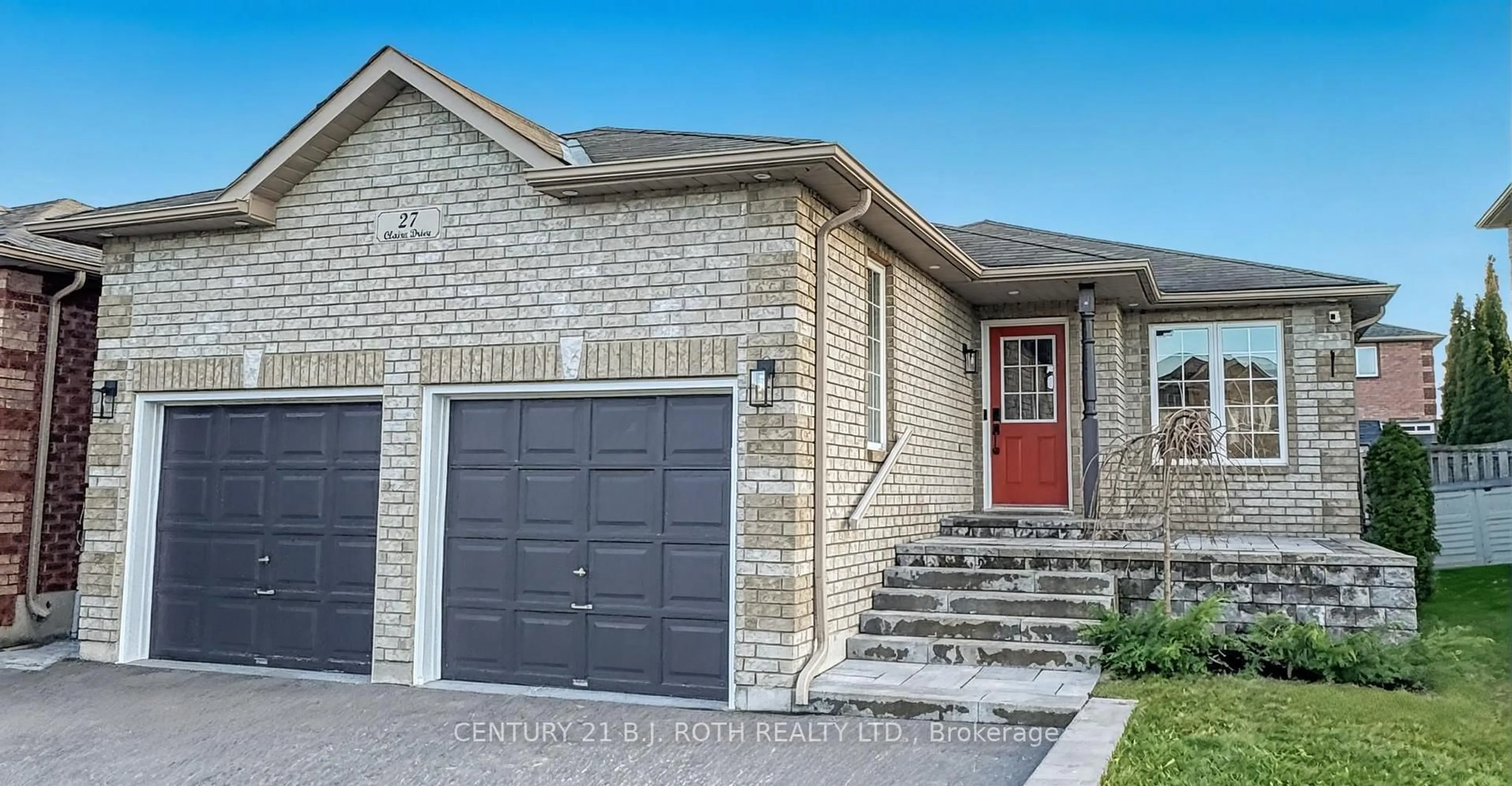 Home with brick exterior material, street for 27 Claire Dr, Barrie Ontario L4N 5Y1