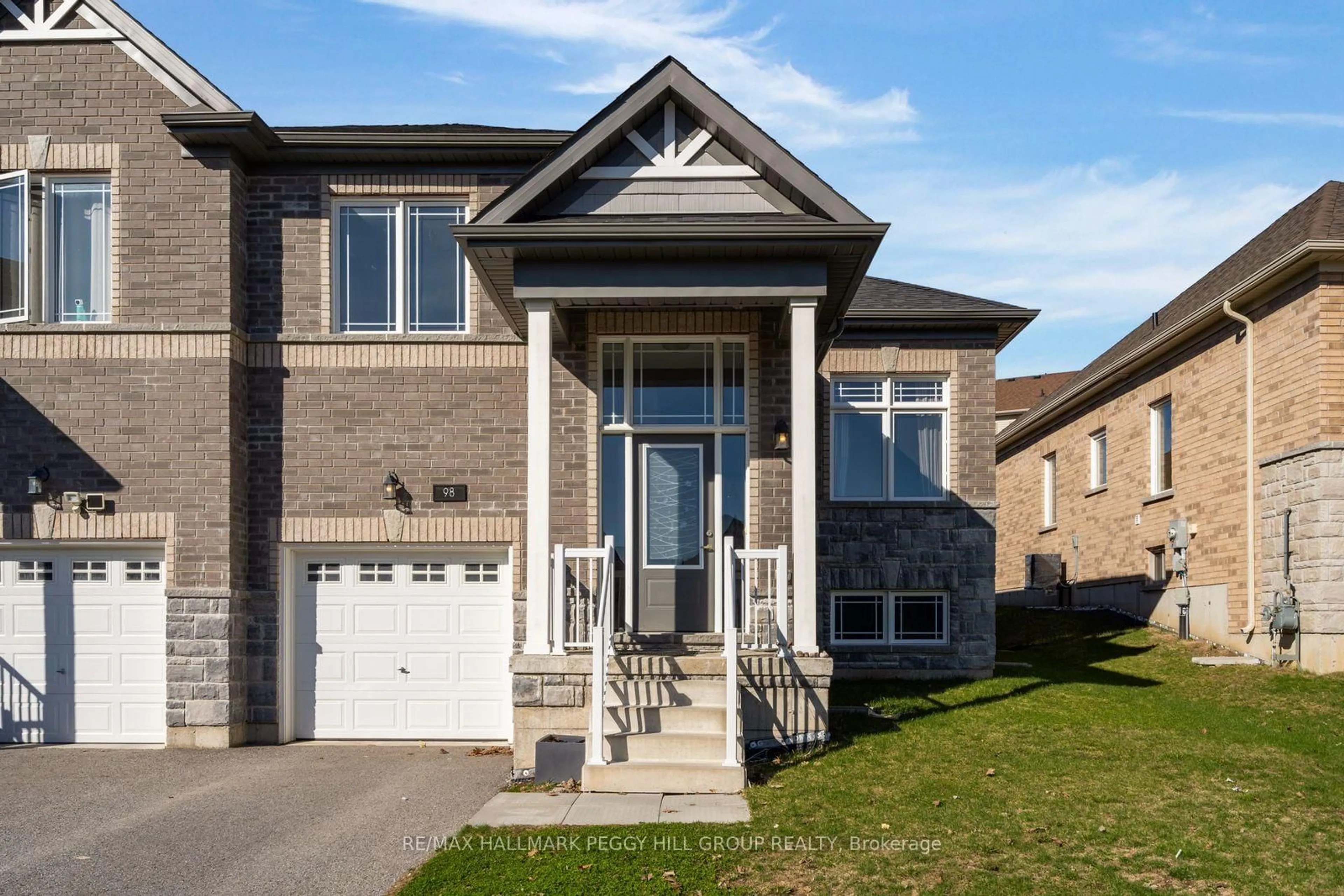 Home with brick exterior material, street for 98 Isabella Dr, Orillia Ontario L3V 8K7