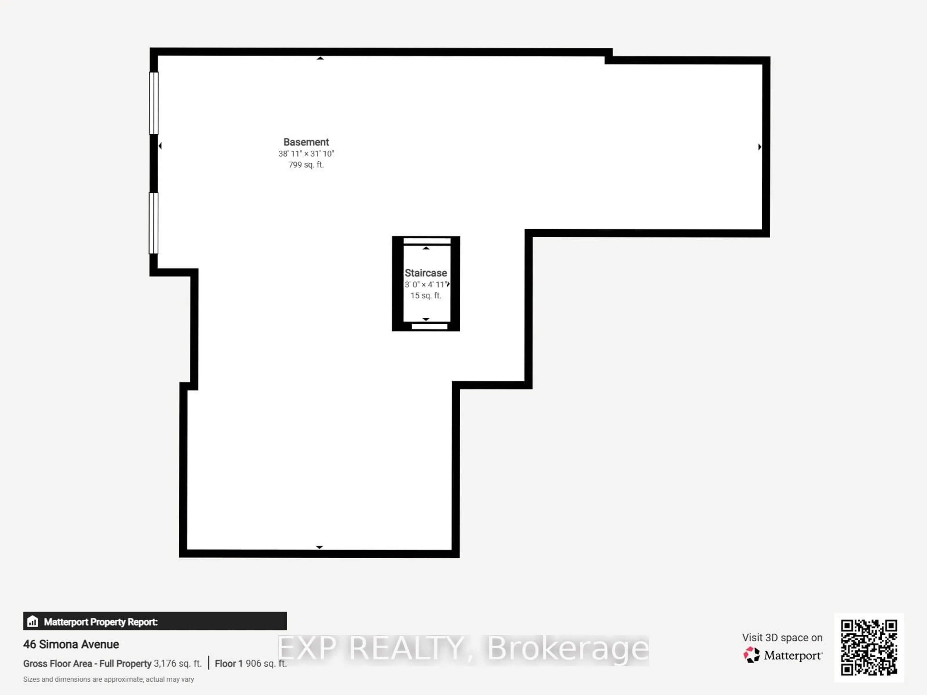 Floor plan for 46 Simona Ave, Wasaga Beach Ontario L9Z 0L3
