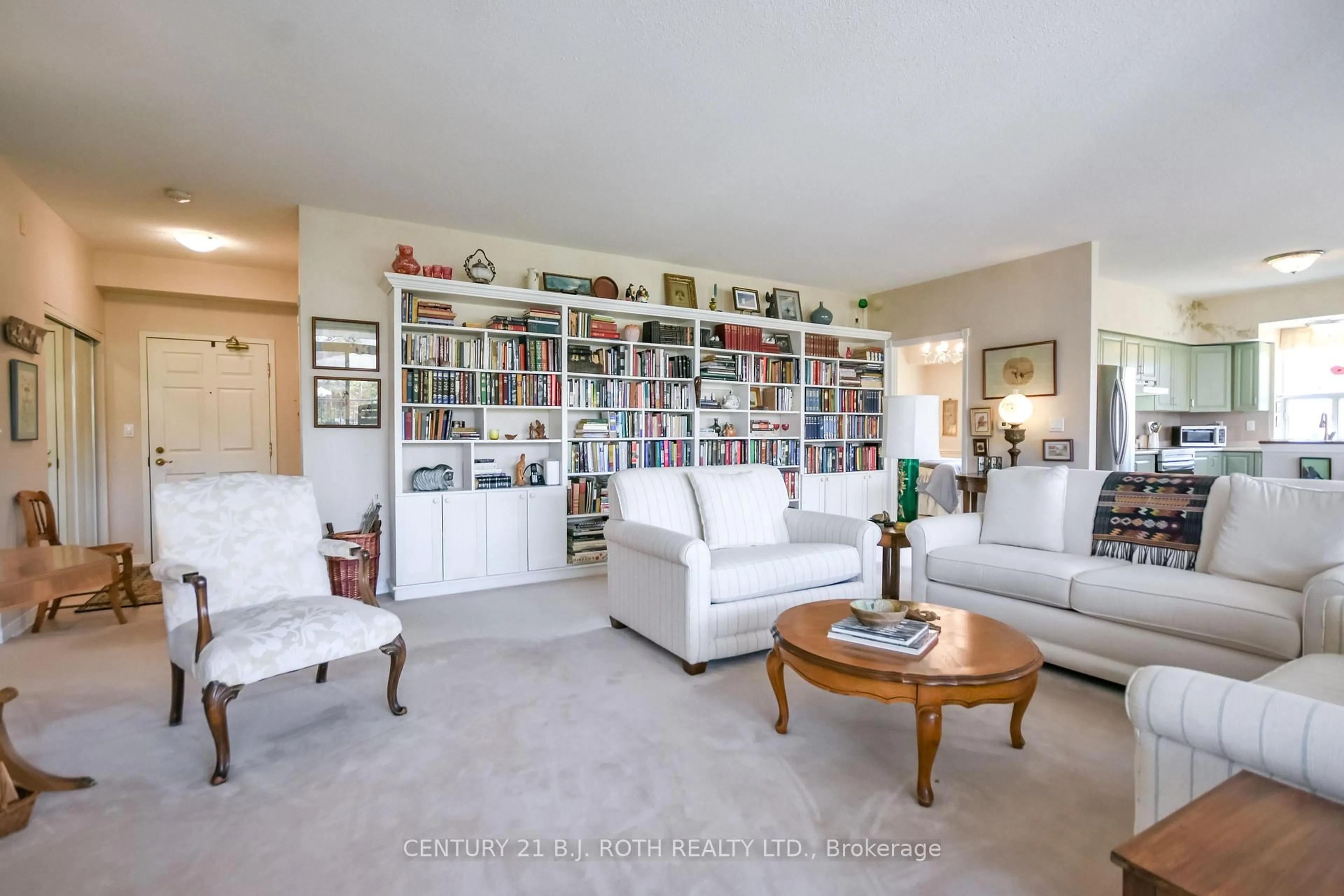 Living room with furniture, unknown for 20 Museum Dr #210, Orillia Ontario L3V 7T9