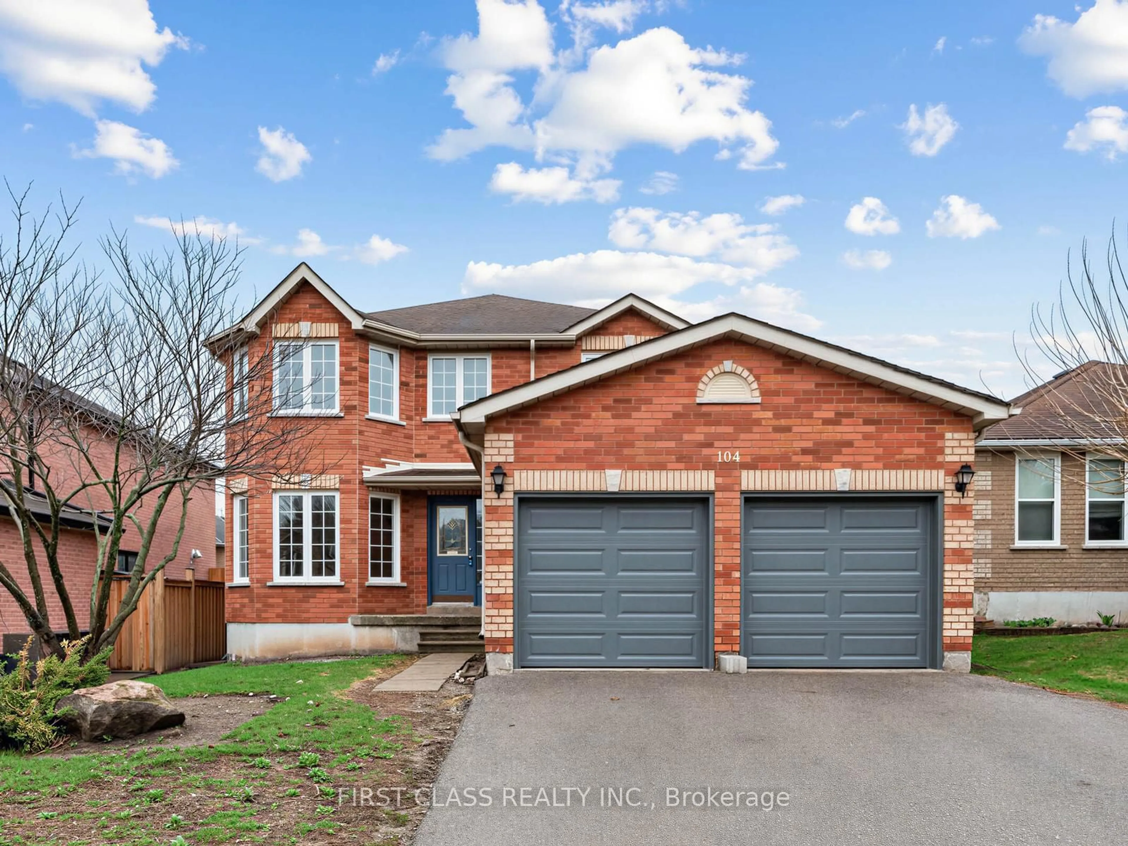Home with brick exterior material, street for 104 Chalmers Dr, Barrie Ontario L4N 8V9
