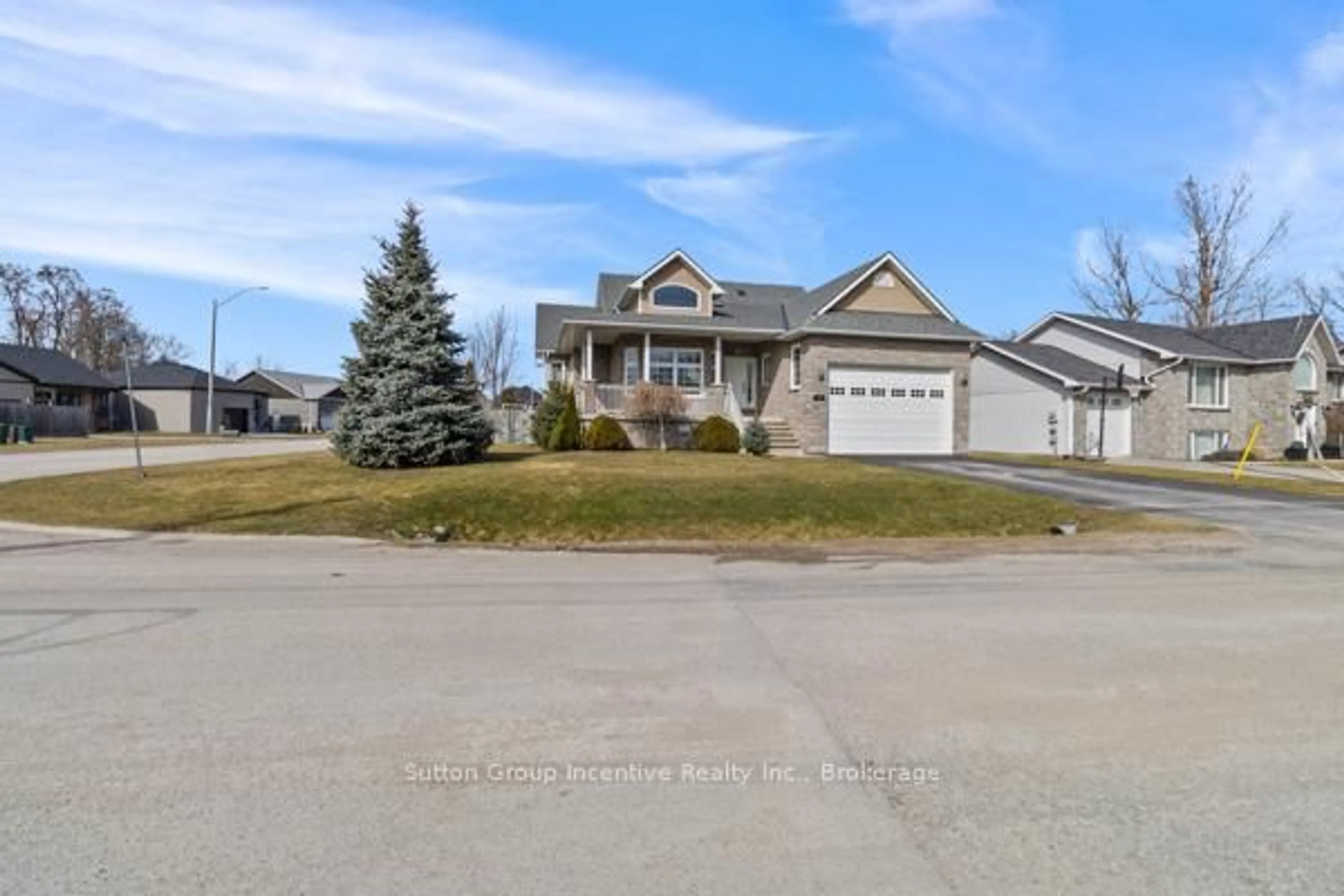 Home with vinyl exterior material, street for 22 Bourgeois Beach Rd, Tay Ontario L0K 2A0