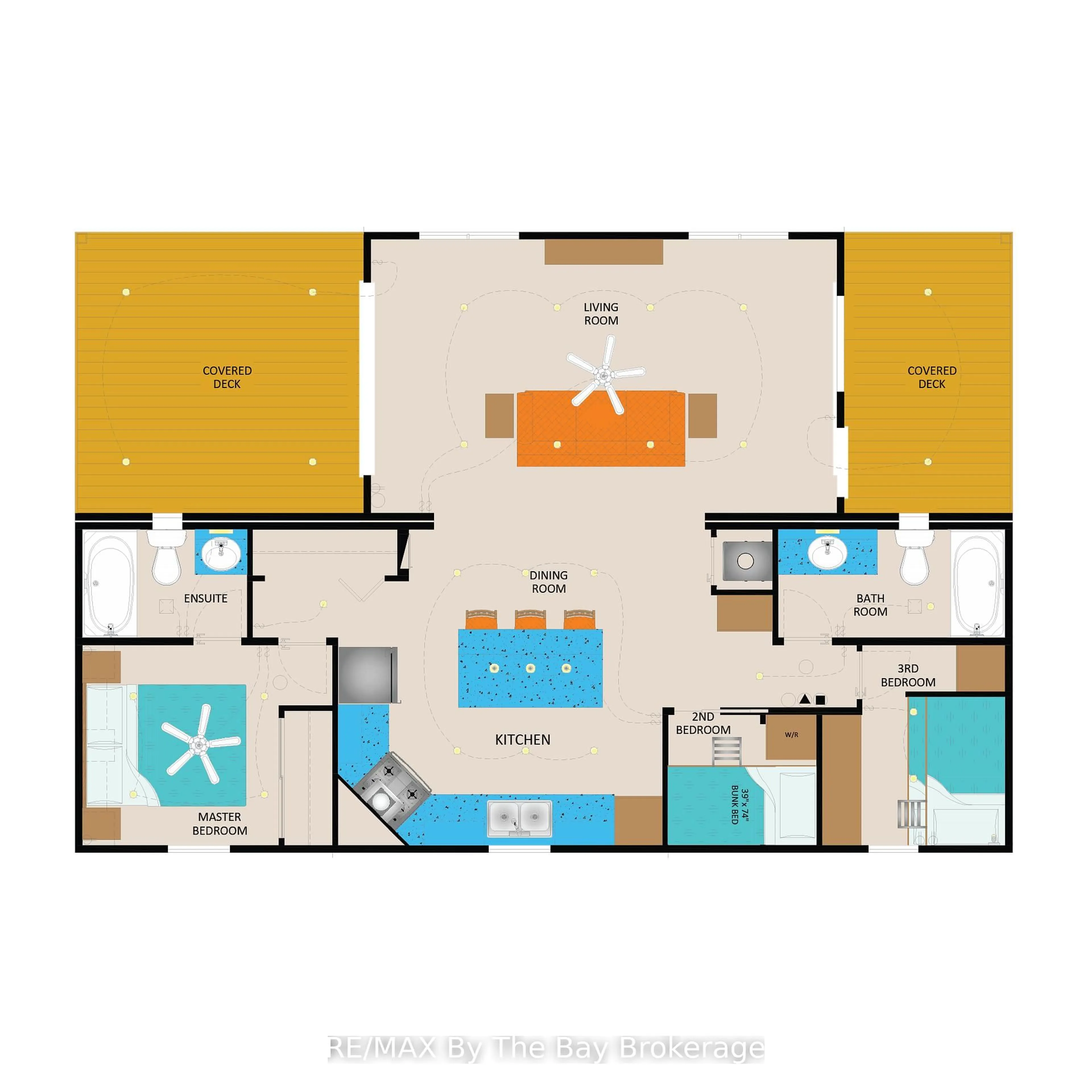 Floor plan for 3282 Ogdens Beach Rd #47, Midland Ontario L9S 2K6
