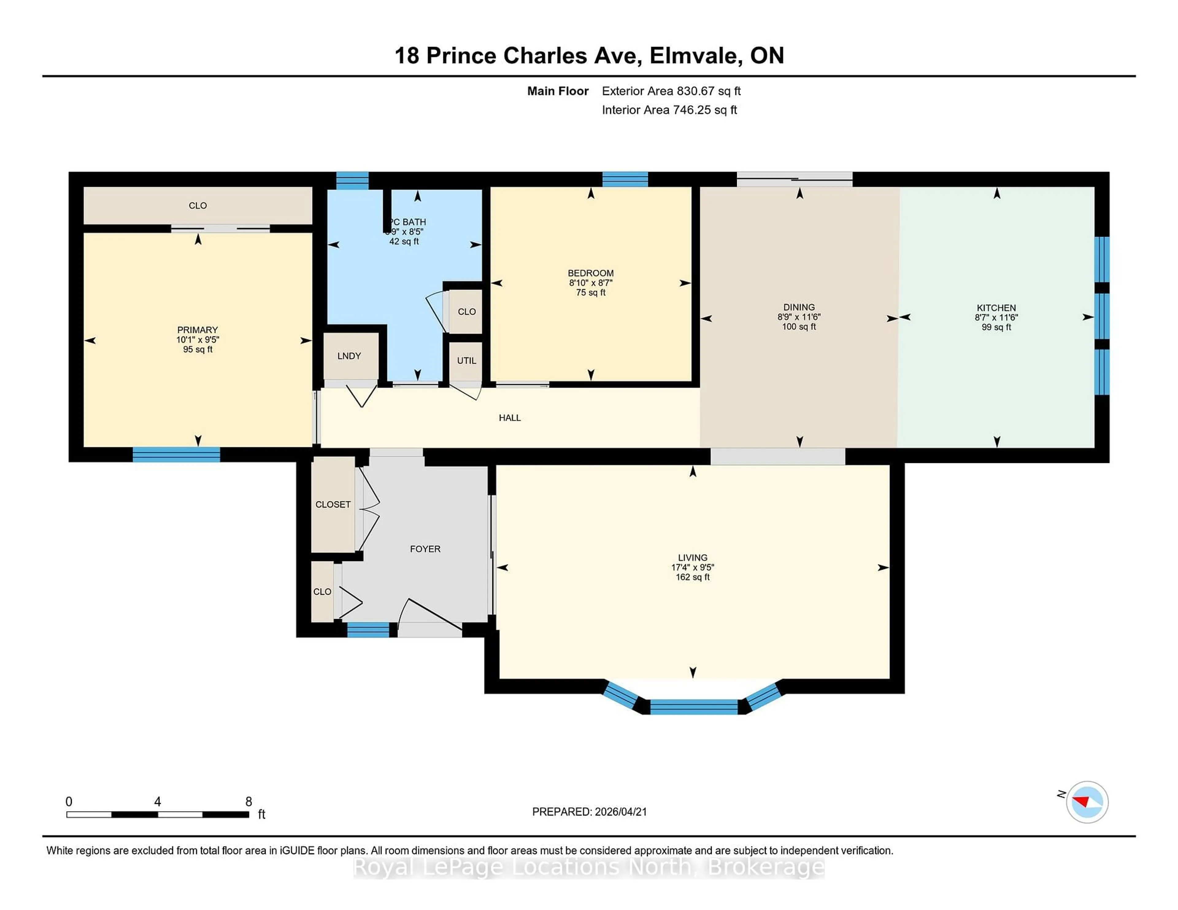 Floor plan for 18 Prince Charles Ave, Springwater Ontario L0L 1P0