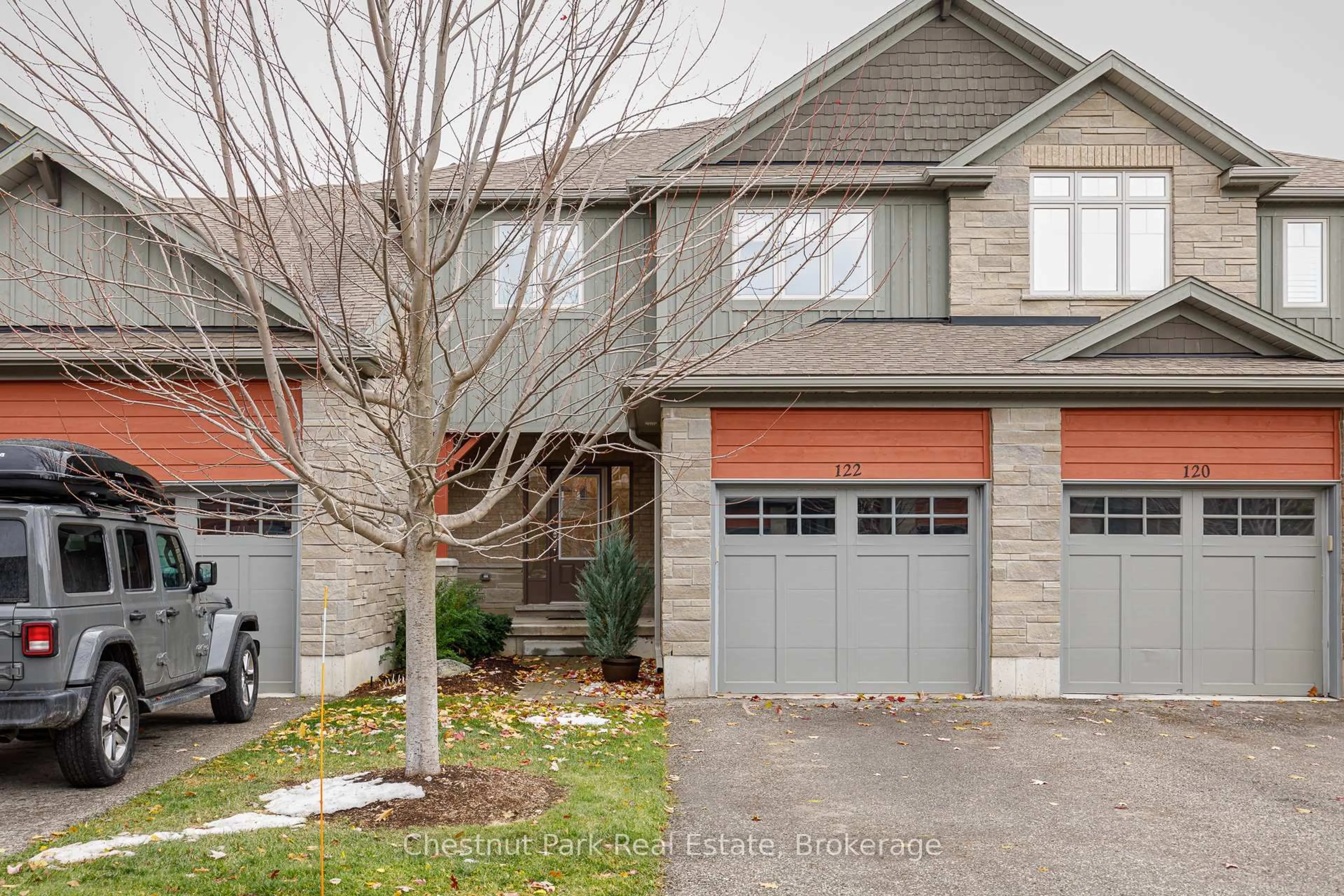 Home with brick exterior material, street for 122 Conservation Way, Collingwood Ontario L9Y 0G9