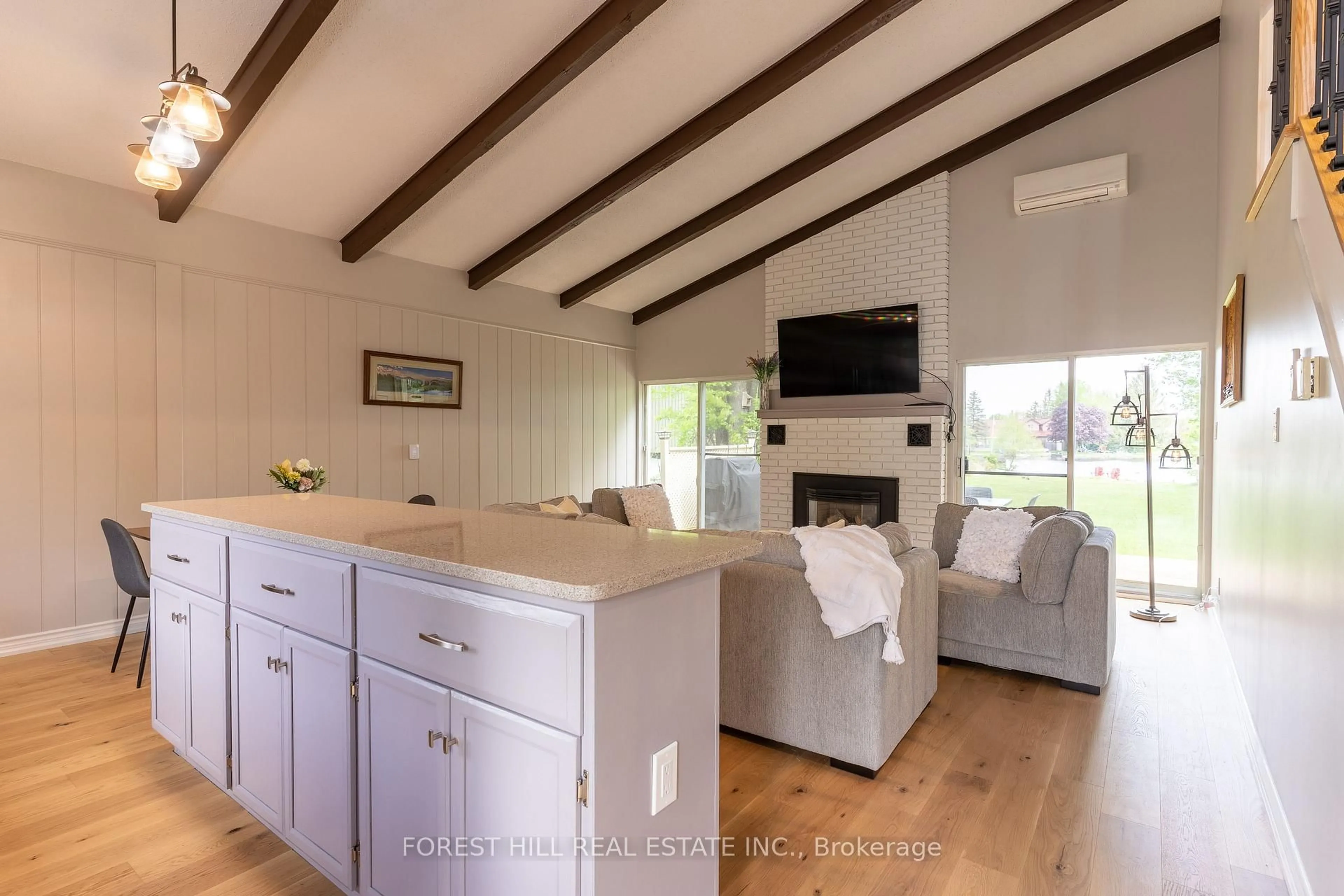 Open concept kitchen, unknown for 35 Turtle Path, Ramara Ontario L0K 1B0