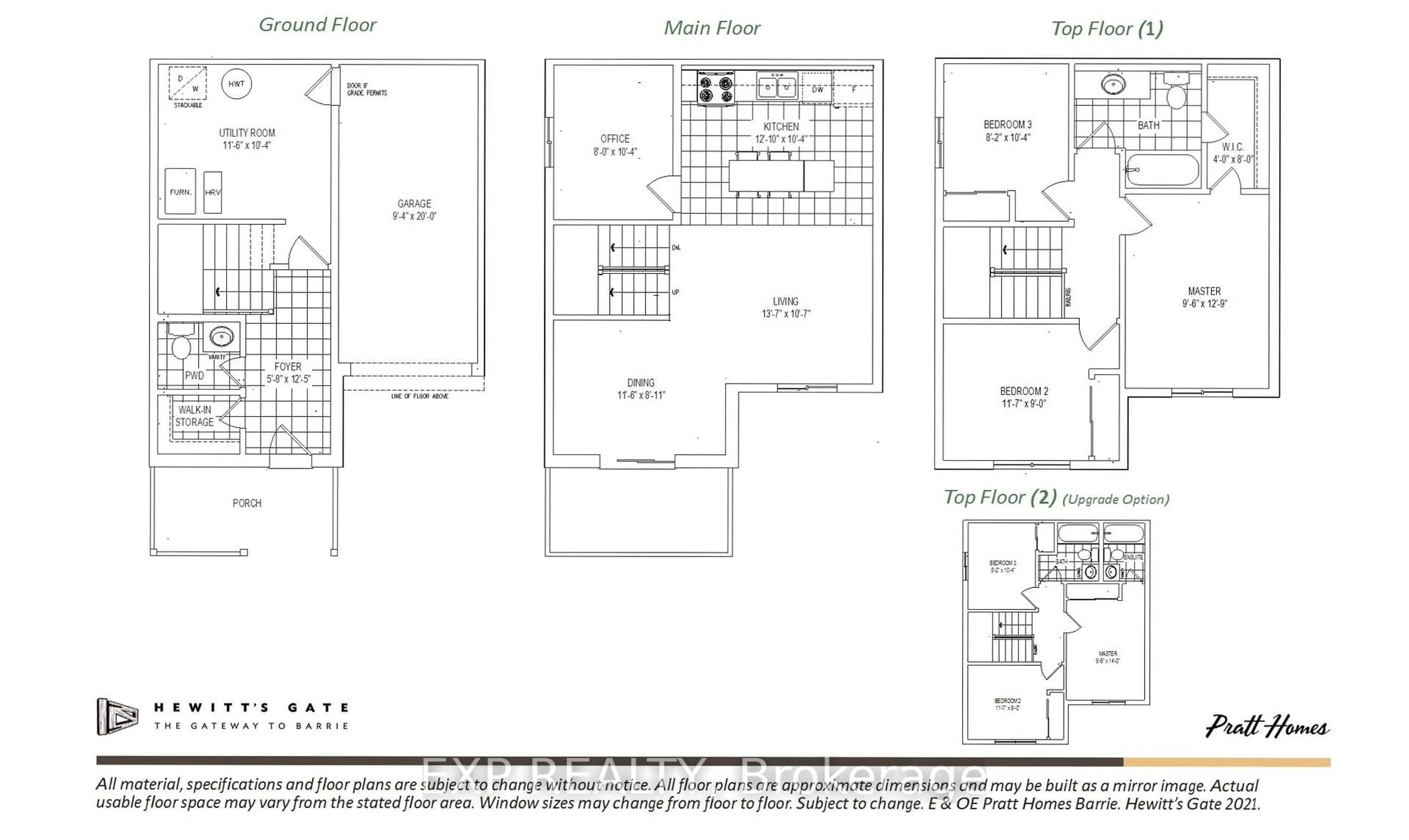 Floor plan for 48 Hay Lane, Barrie Ontario L9J 0T8