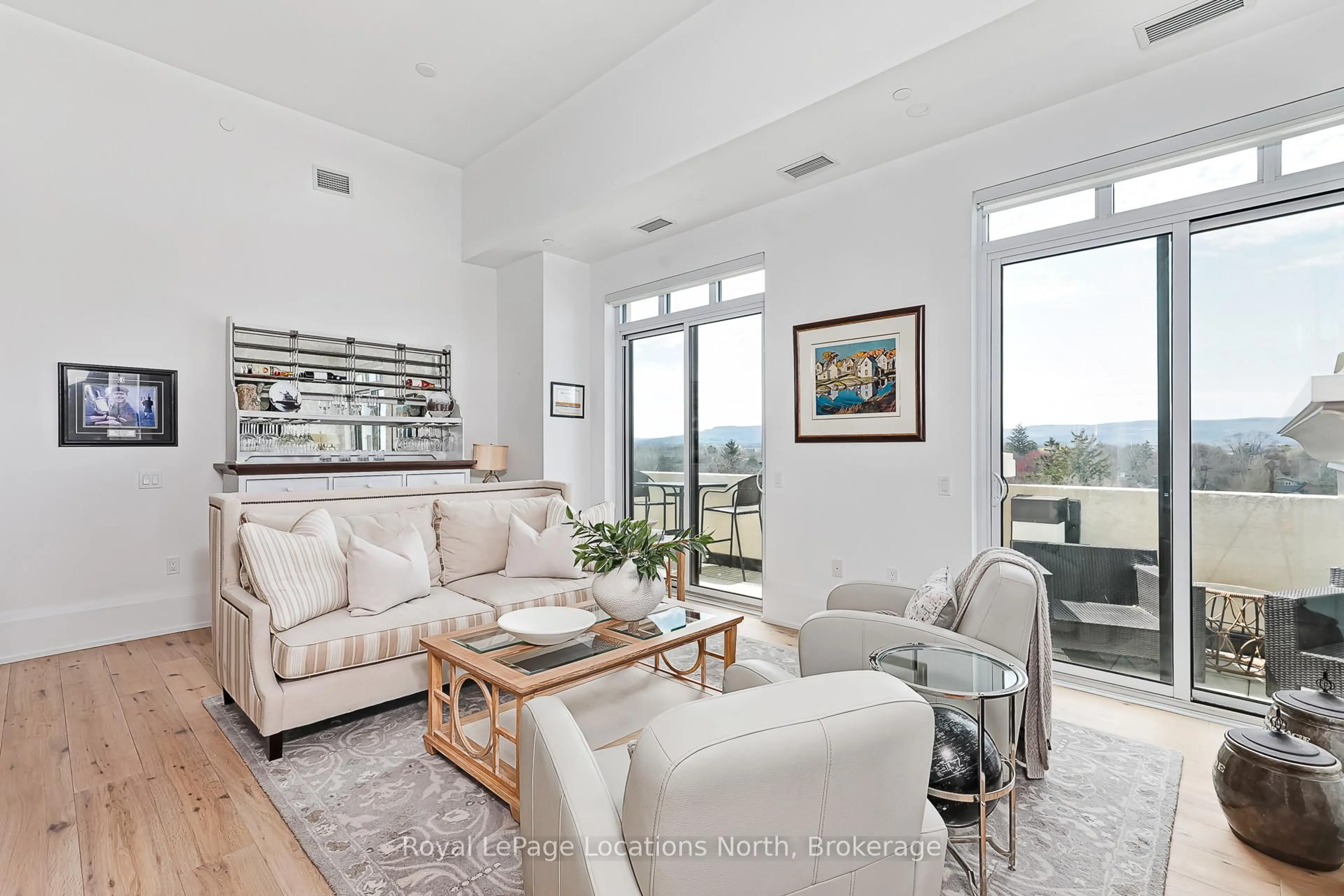 Living room with furniture, unknown for 1 Hume St #609, Collingwood Ontario L9Y 0X3