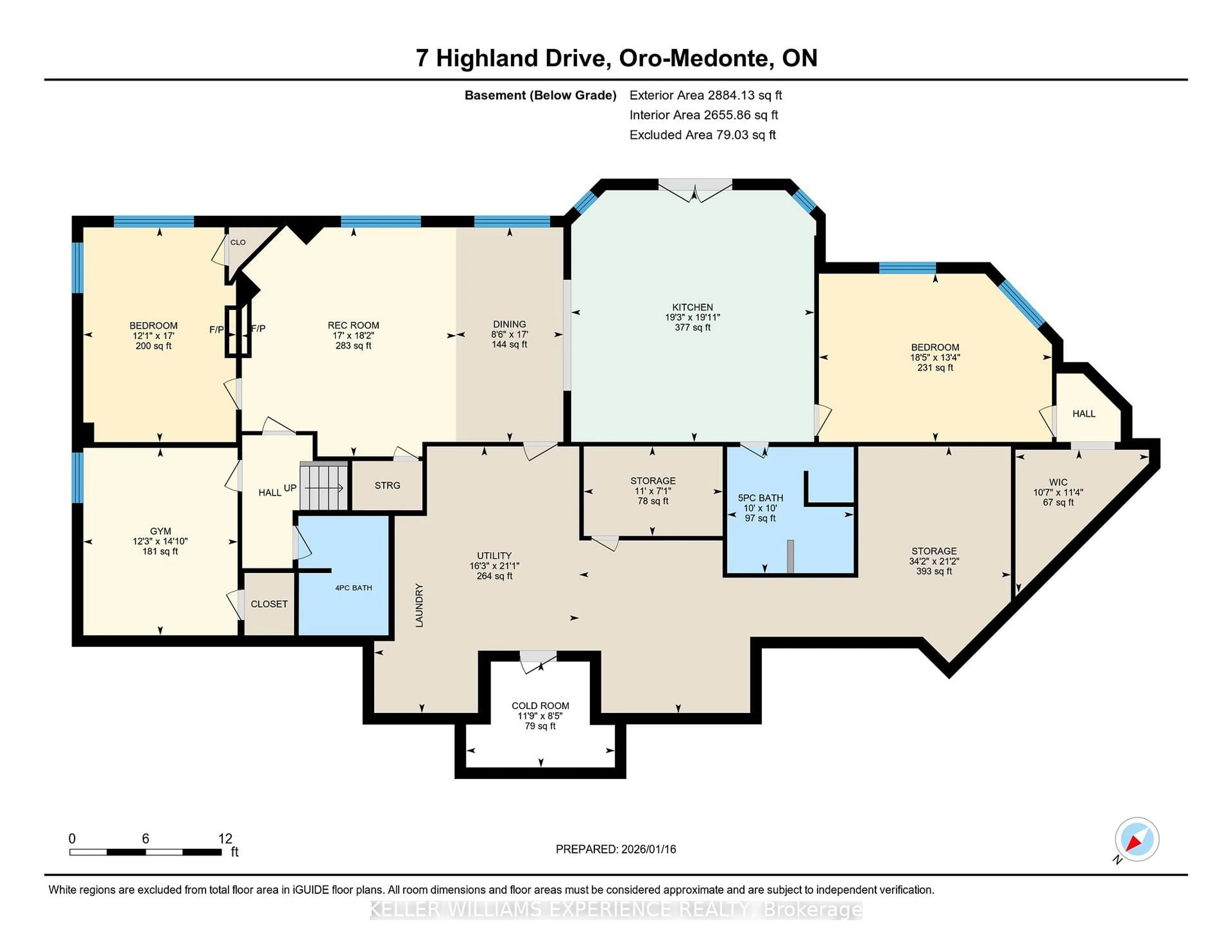 Floor plan for 7 Highland Dr, Oro-Medonte Ontario L0L 2L0
