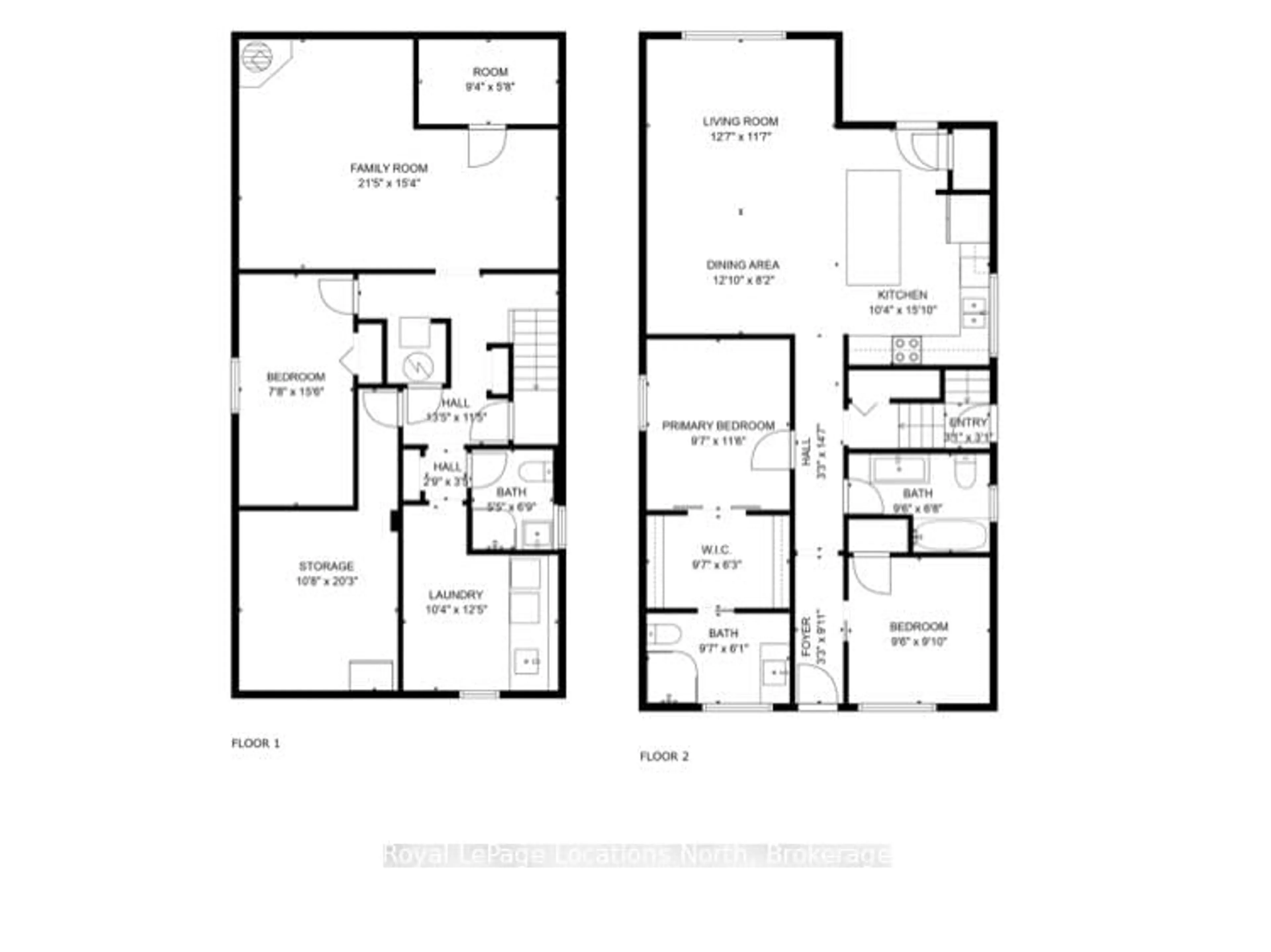 Floor plan for 258 FOURTH St, Collingwood Ontario L9Y 1S2