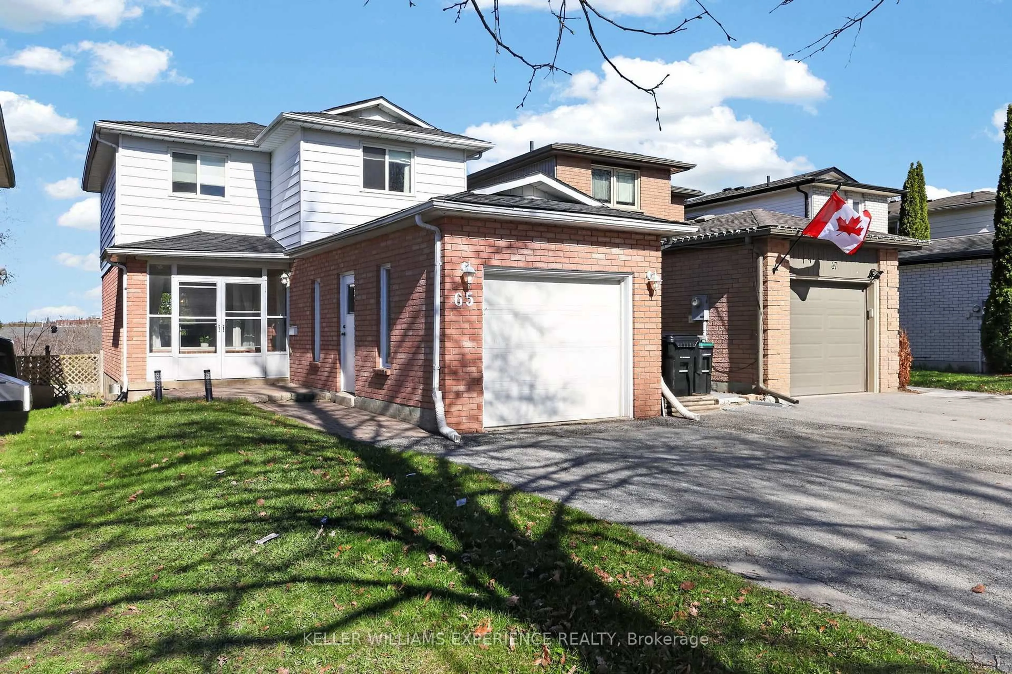 Home with brick exterior material, street for 65 Garden Dr, Barrie Ontario L4N 5T8