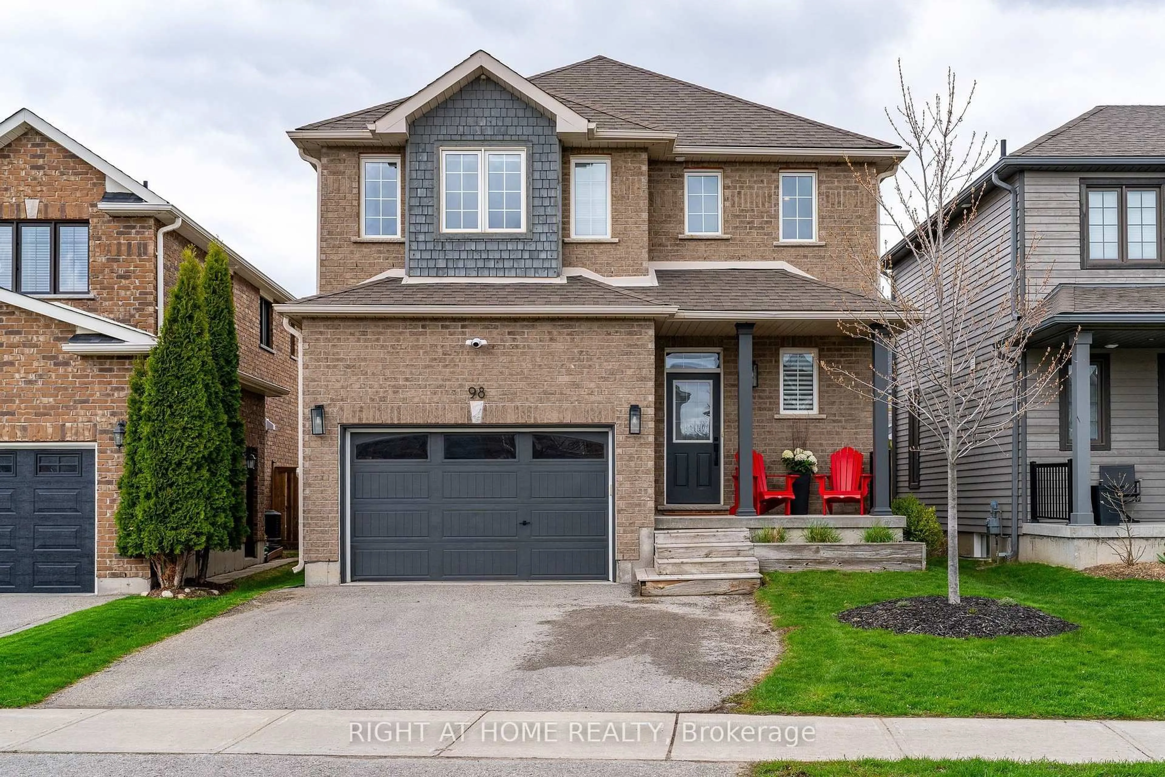 Home with brick exterior material, street for 98 Garbutt Cres, Collingwood Ontario L9Y 0H5