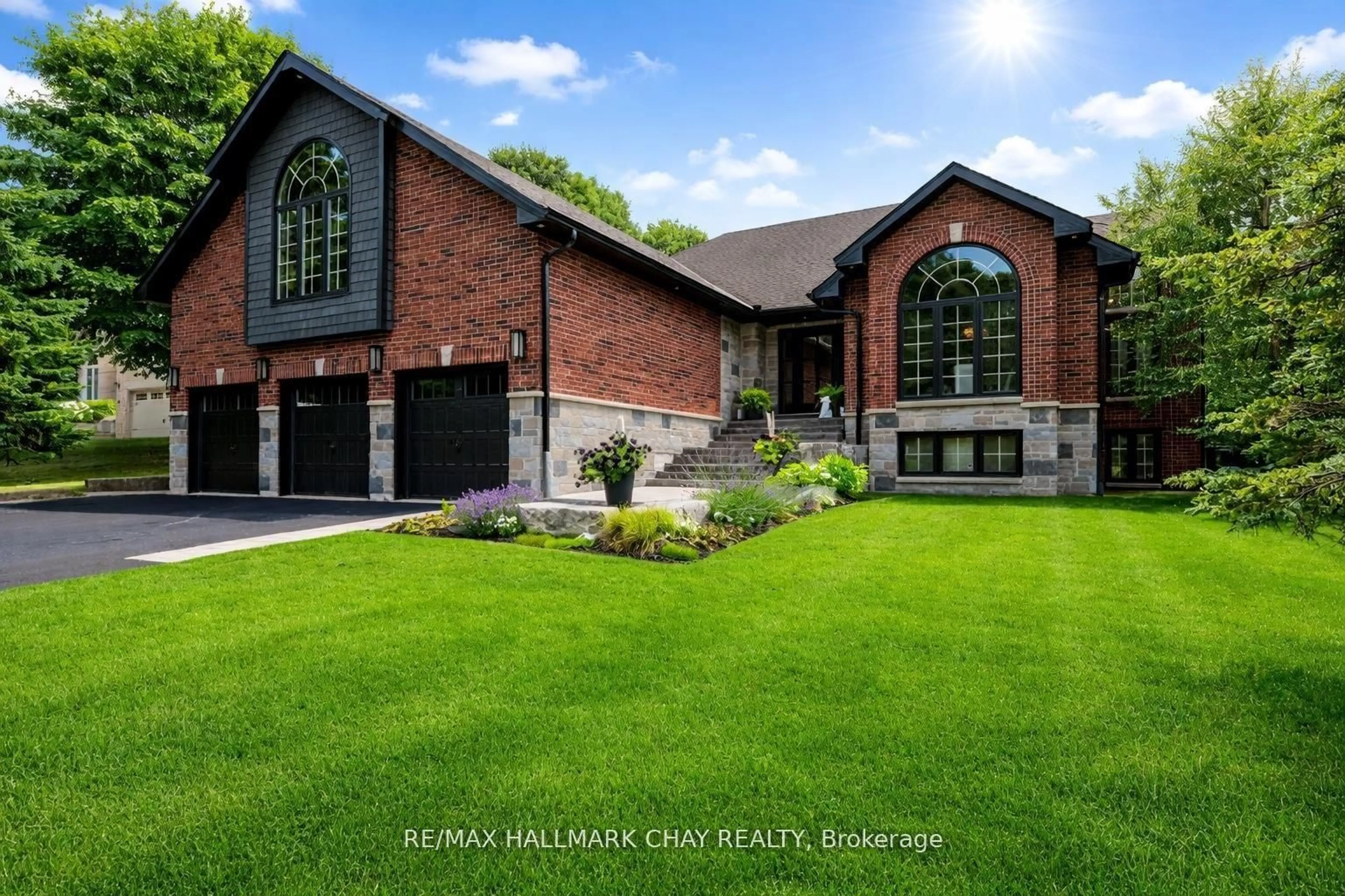 Home with brick exterior material, street for 32 Forest Hill Dr, Springwater Ontario L0L 1X0